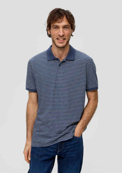 s.Oliver Kurzarmshirt Poloshirt aus Baumwolle
