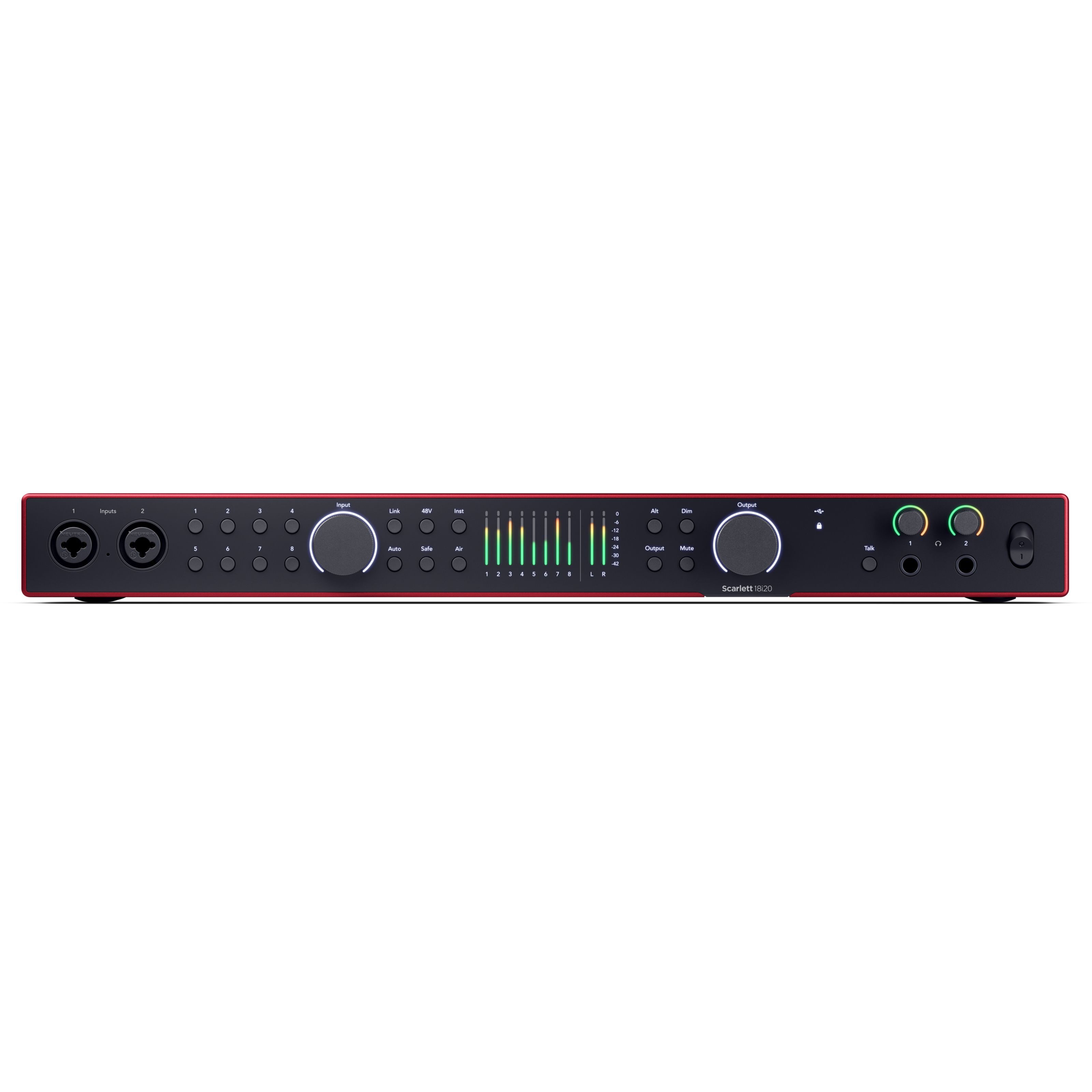 Focusrite Digitales Aufnahmegerät (Scarlett 18i20 4th Gen - USB Interface)