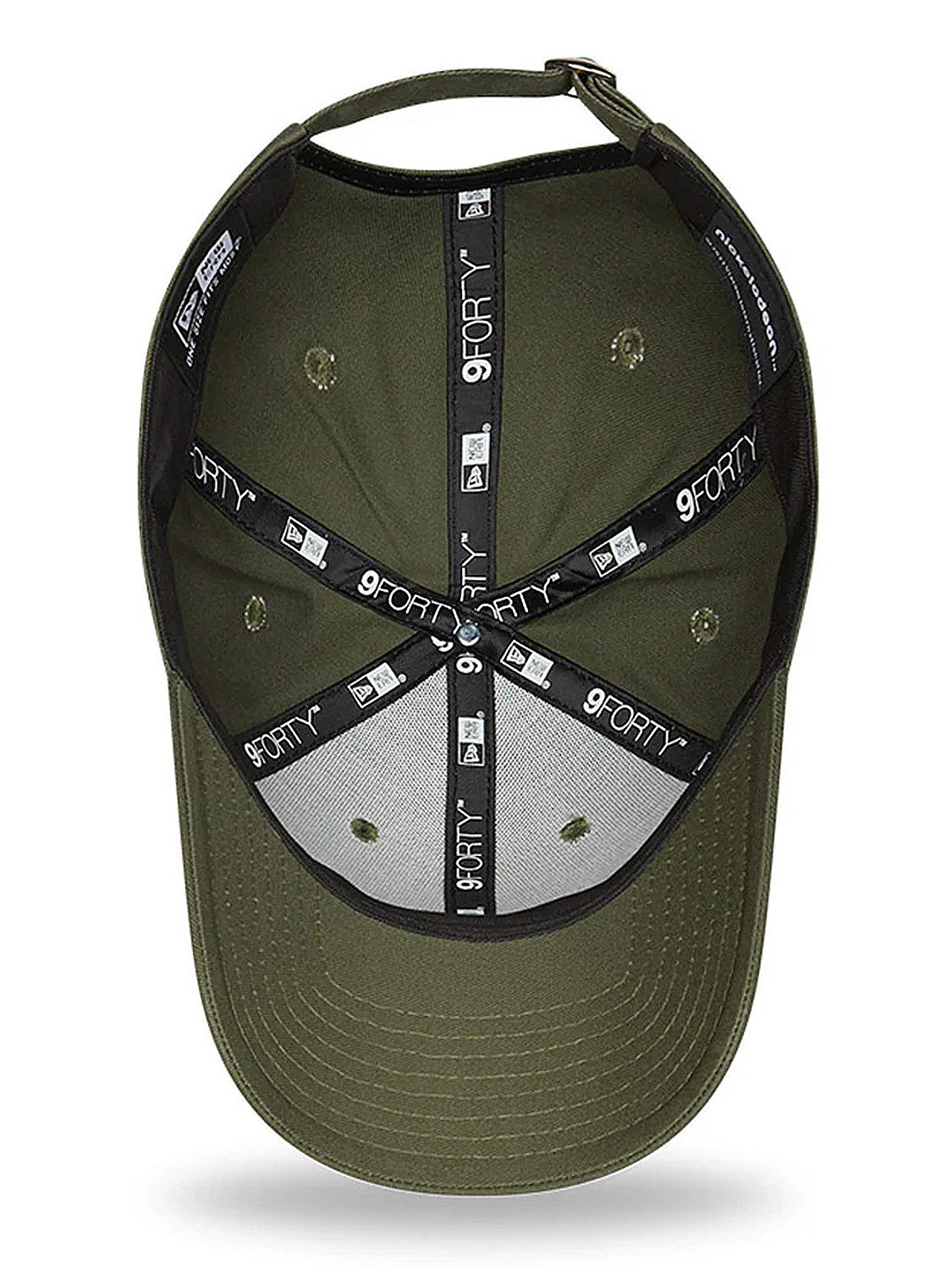 New Era Snapback Cap Catdog Stickerei und verstellbarer D-Clip-Verschluss für (sportlich) Baumwolle Regular fit unifarben atmungsaktiv Öse