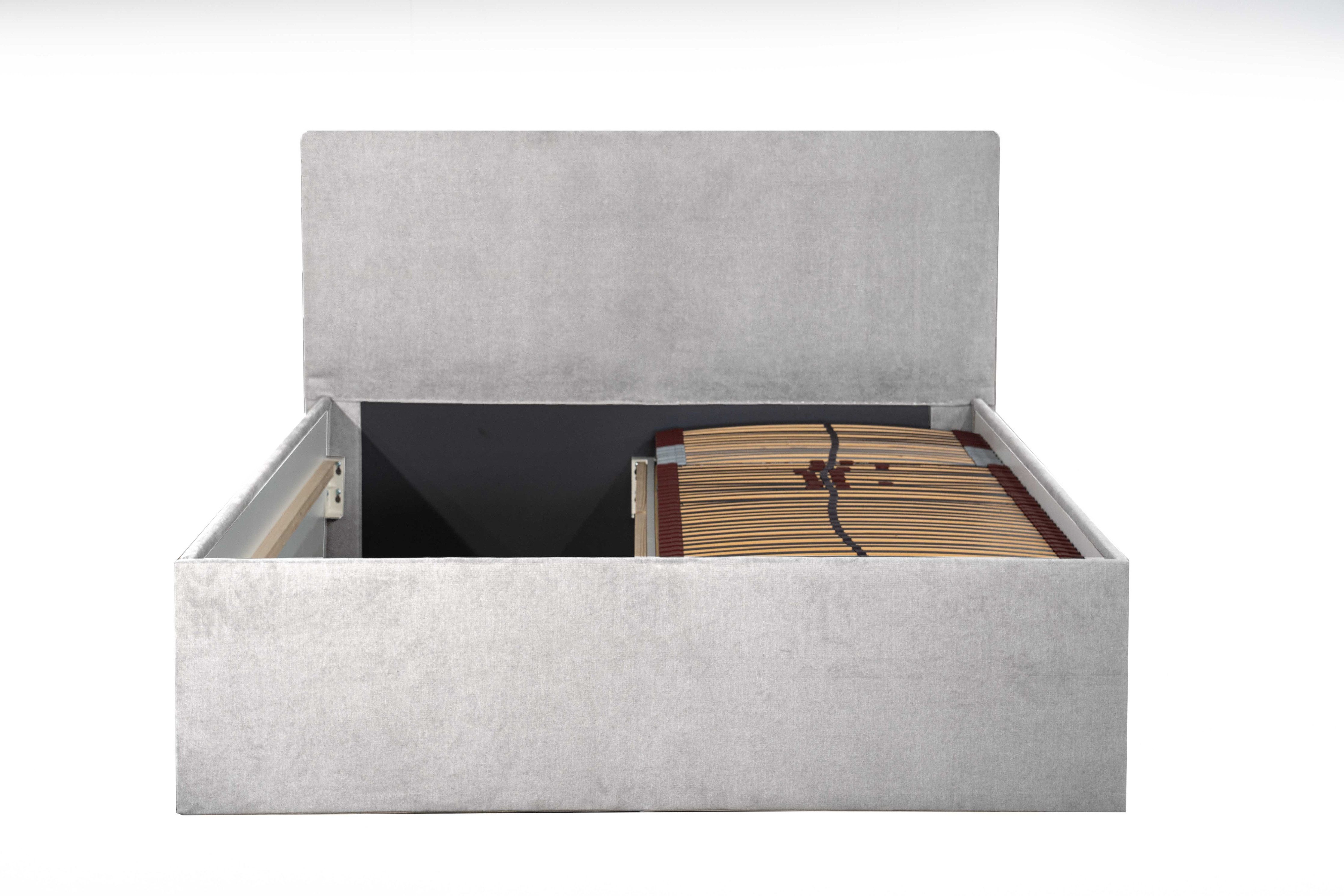 Halmon Schlafkomfort Betten Polsterbett Gent (Mit Stauraum unter der Liegef günstig online kaufen