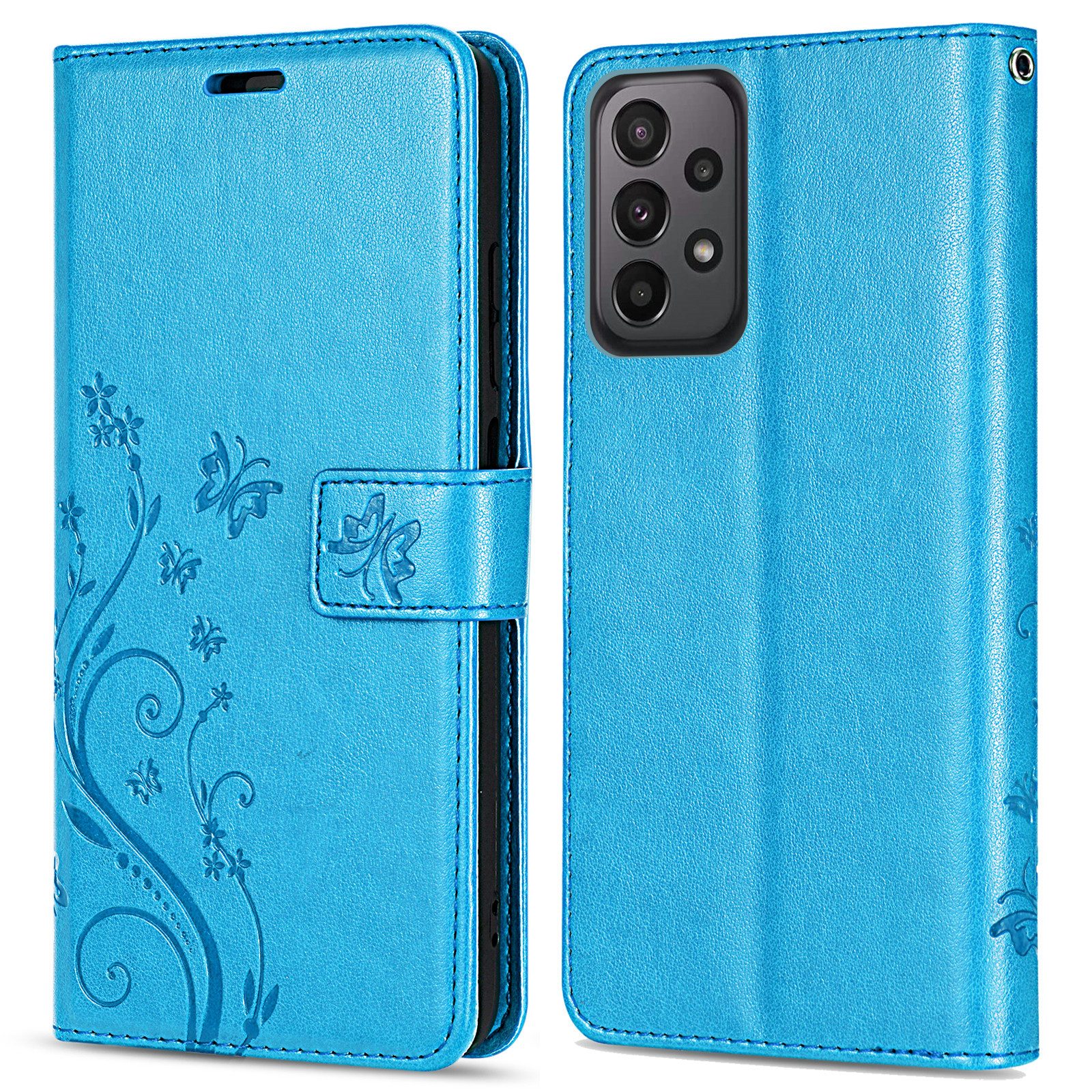 betterfon Handyhülle Handytasche für Samsung Galaxy A23 5G Klapphülle, Bookstyle-Hülle: Magnetverschluss 3 Kartenfächer & Standfunktion – Bild 5 von 5