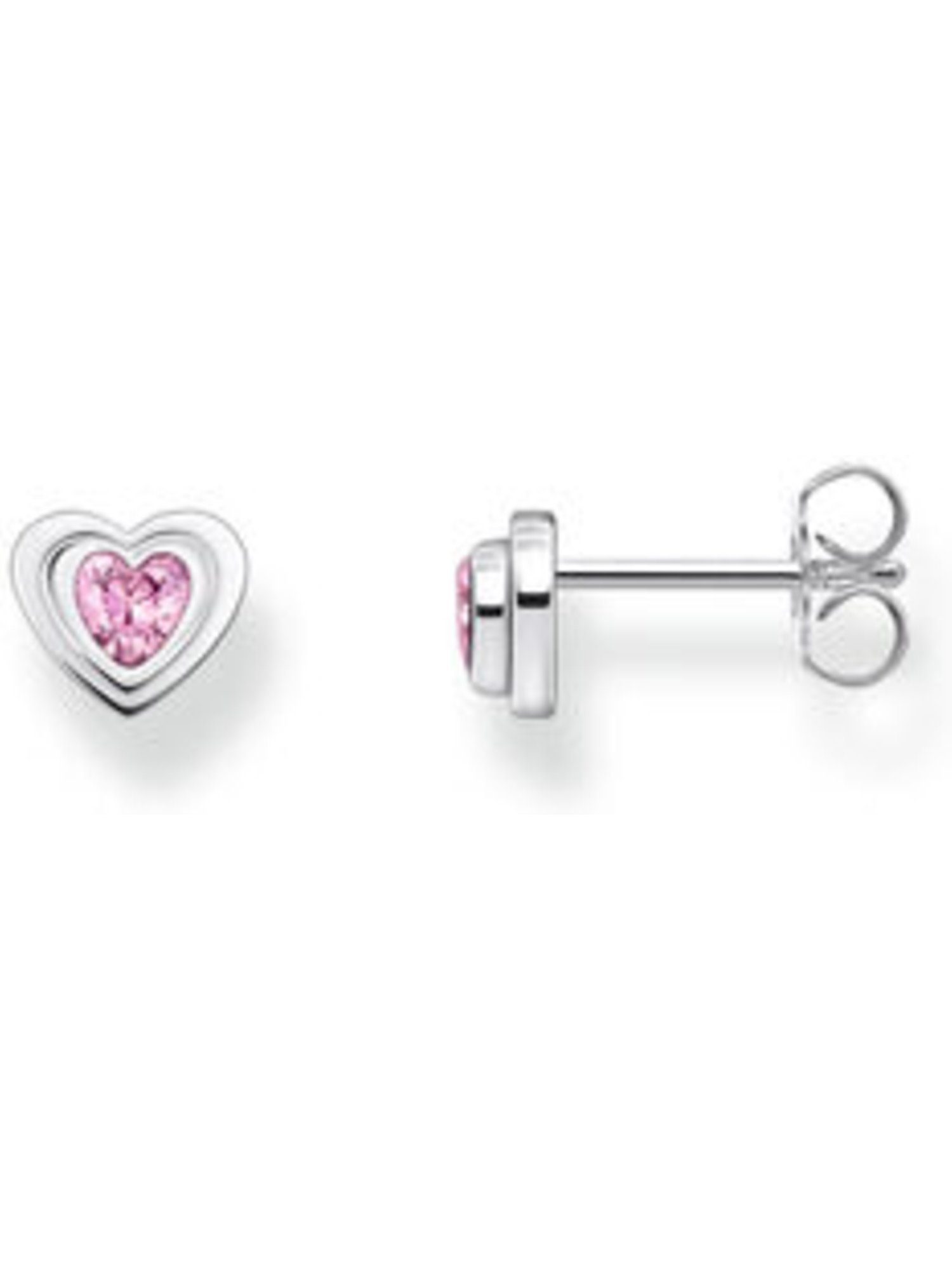 Paar Ohrstecker Thomas Sabo Damen-Ohrstecker 925er Silber Zirkonia