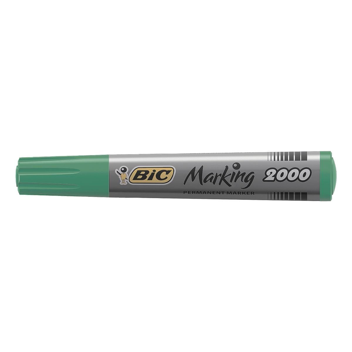 BIC Permanentmarker Marking 2000, mit grün Wochen (ISO mind. Austrocknungsschutz offenlagerfähig 554): 3