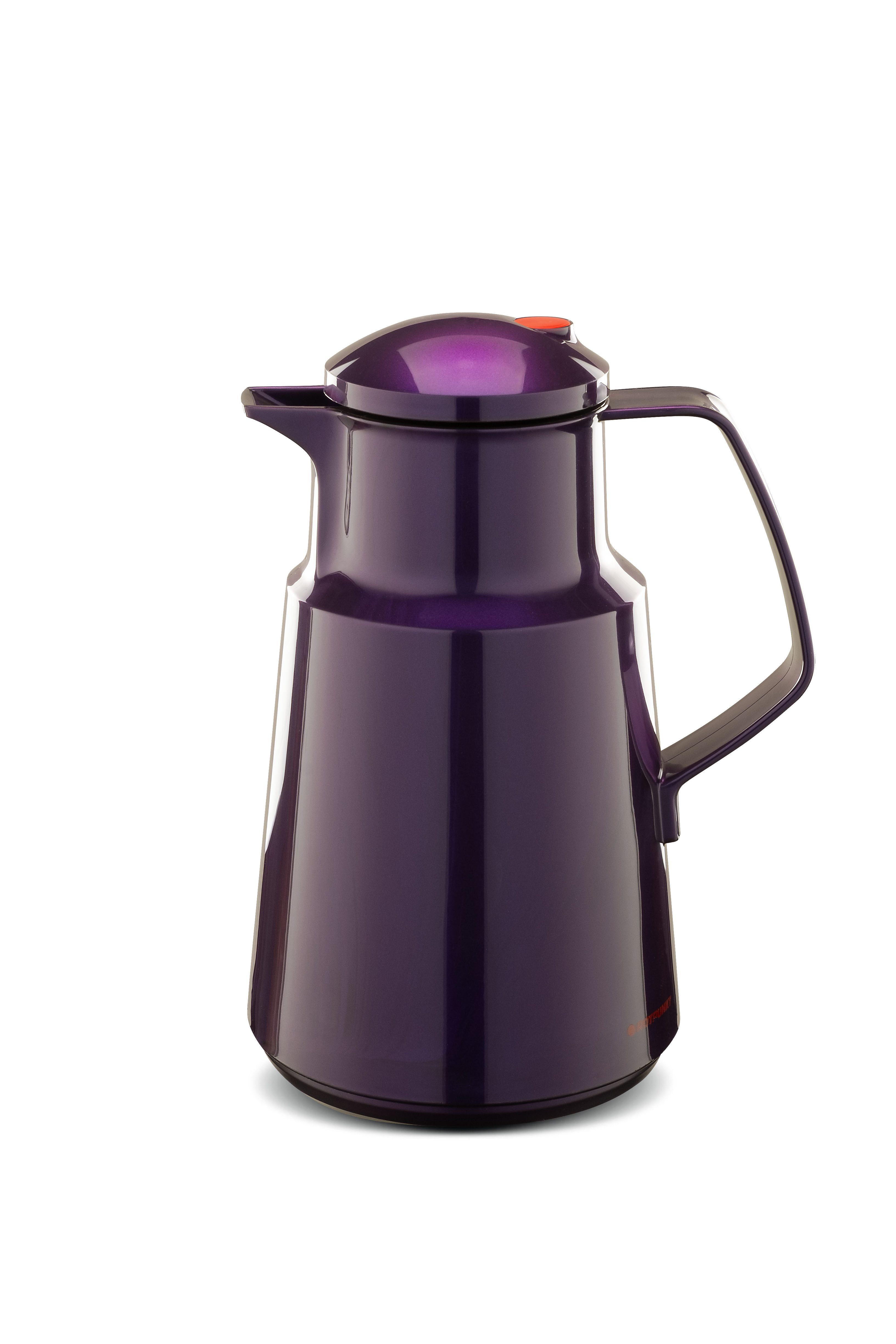 ROTPUNKT Isolierkanne 1,0 Liter I Glaseinsatz I premium Thermokanne I 24 Std heiß, (Kaffeekanne I Teekanne, Thermoflasche), Langanhaltende Isolierung