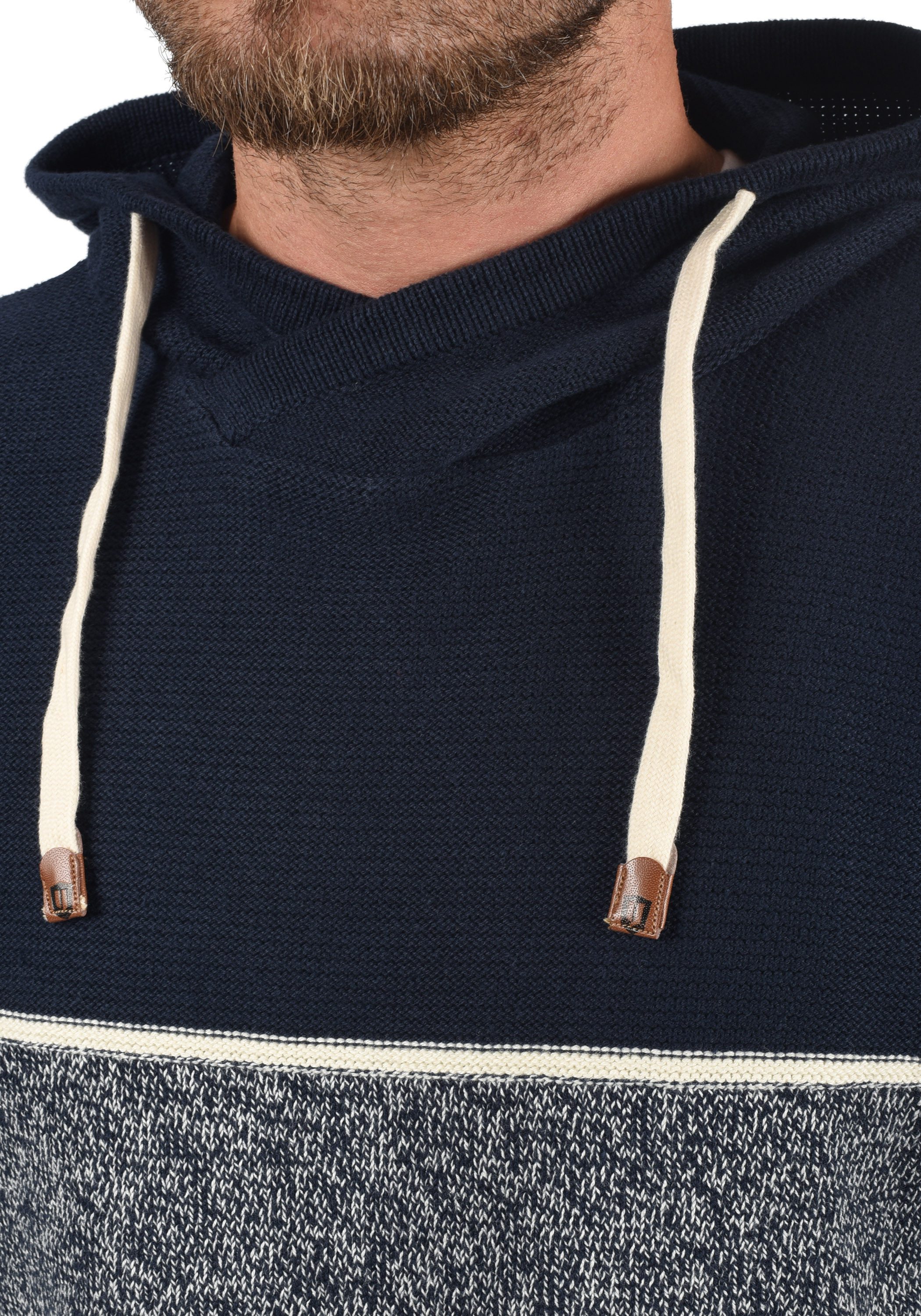 Indicode Kapuzenpullover IDLynde Strickpulli aus Feinstrick