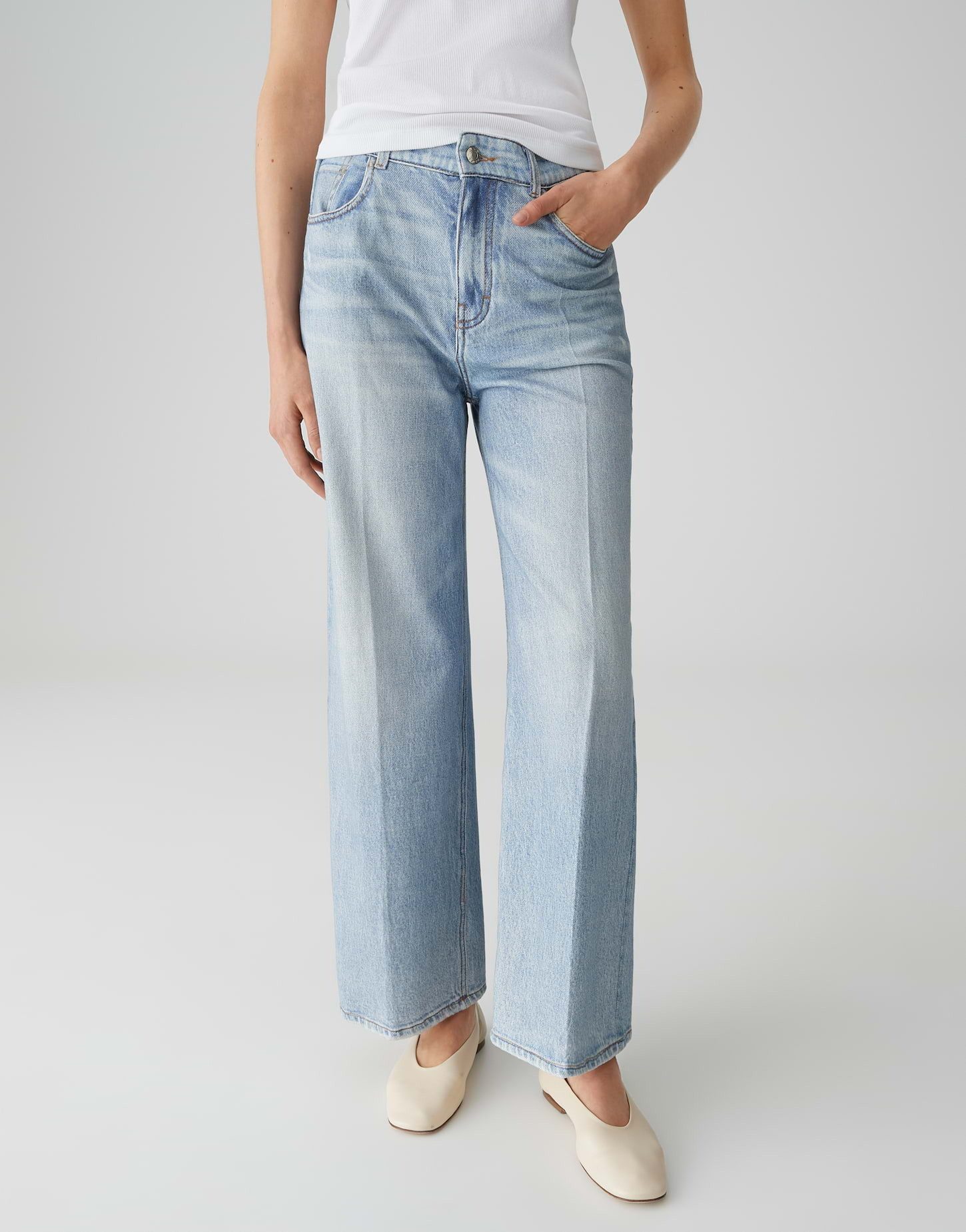 OPUS PANTS Stoffhose CALINA CRUISE bedruckte Wide Leg Pants Printdesign mit femininer Weite