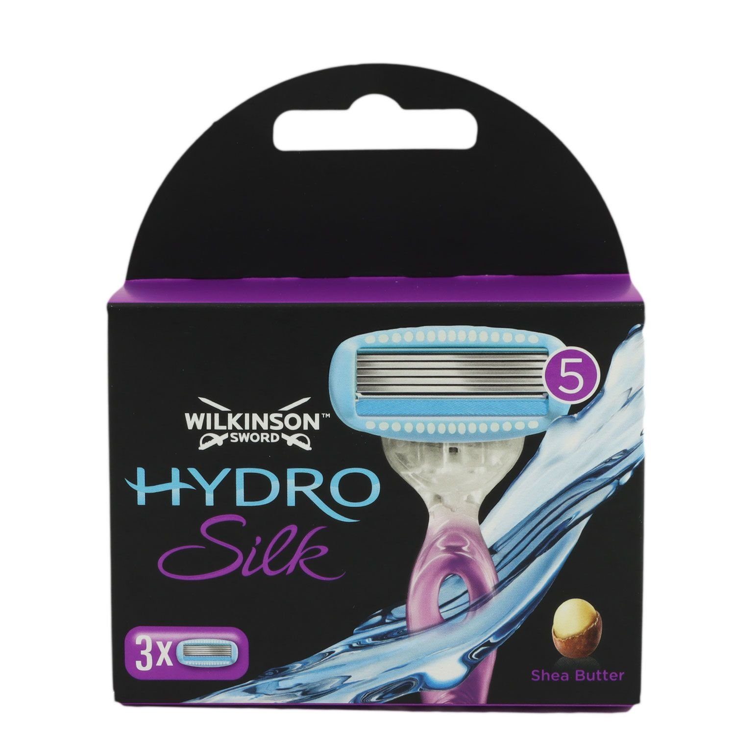 Wilkinson Rasierklingen Wilkinson Sword Hydro Silk 3 Rasierklingen Ersatzklingen Shea Butter 3