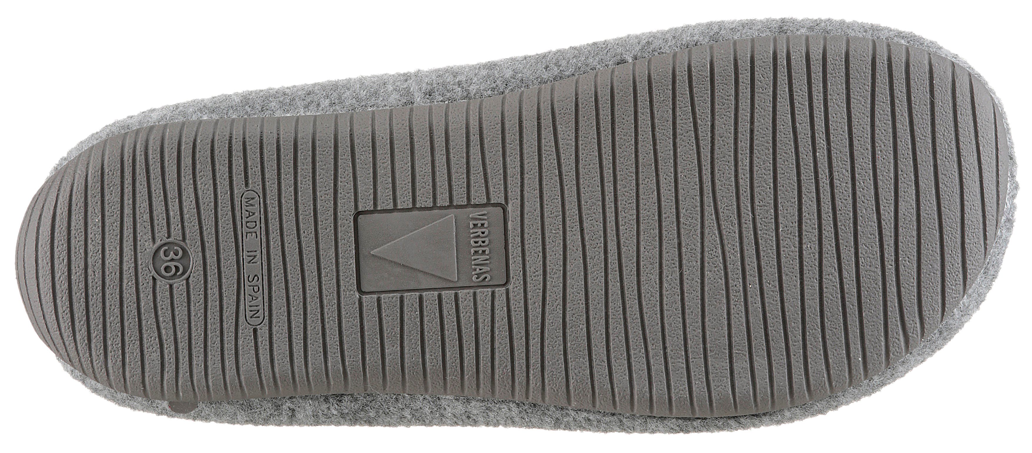 VERBENAS Yoi Gales Hüttenschuhe Hausschuh, Homeslipper, Schlupfschuh mit kuscheligem Warmfutter