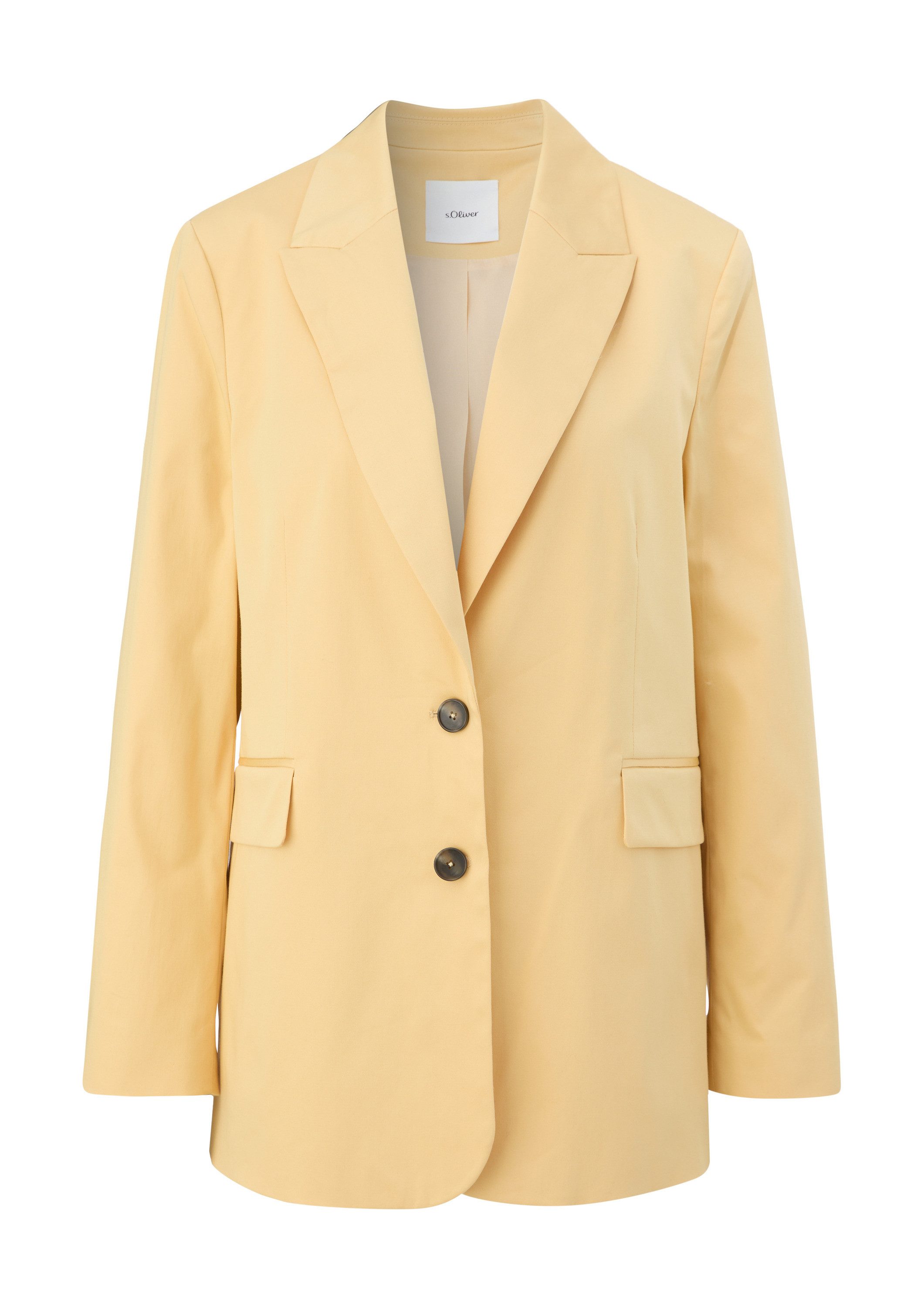 s.Oliver Jackenblazer Indoor-Blazer Blazer aus Baumwollstretch günstig online kaufen