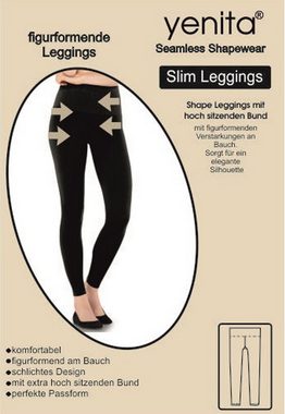 Yenita® Shapingleggings Seamless Form-Leggings mit extra hohem Bund und Shapingeffekt