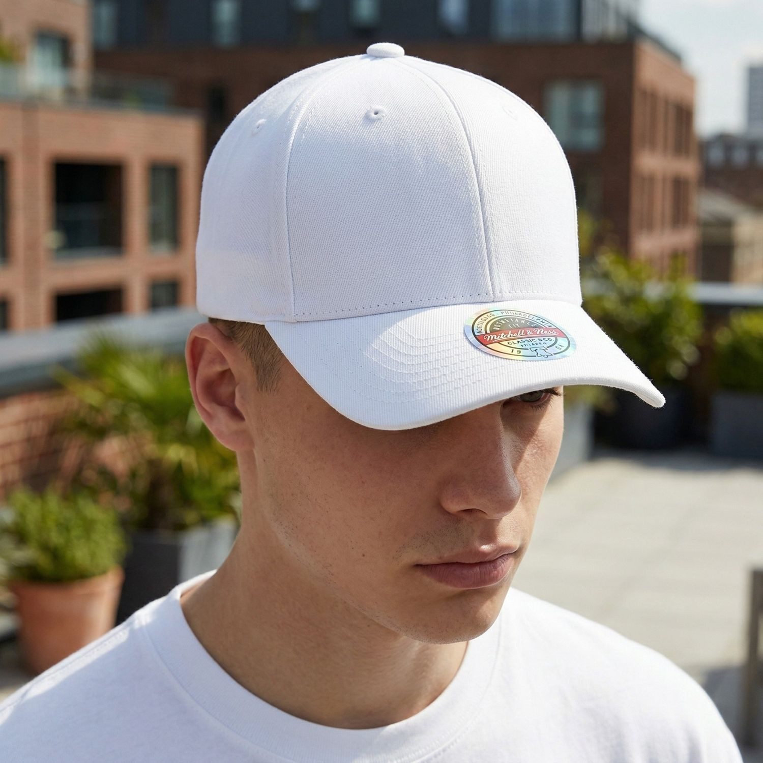Mitchell & Ness Snapback Cap Stretch Classic Red StretchFit