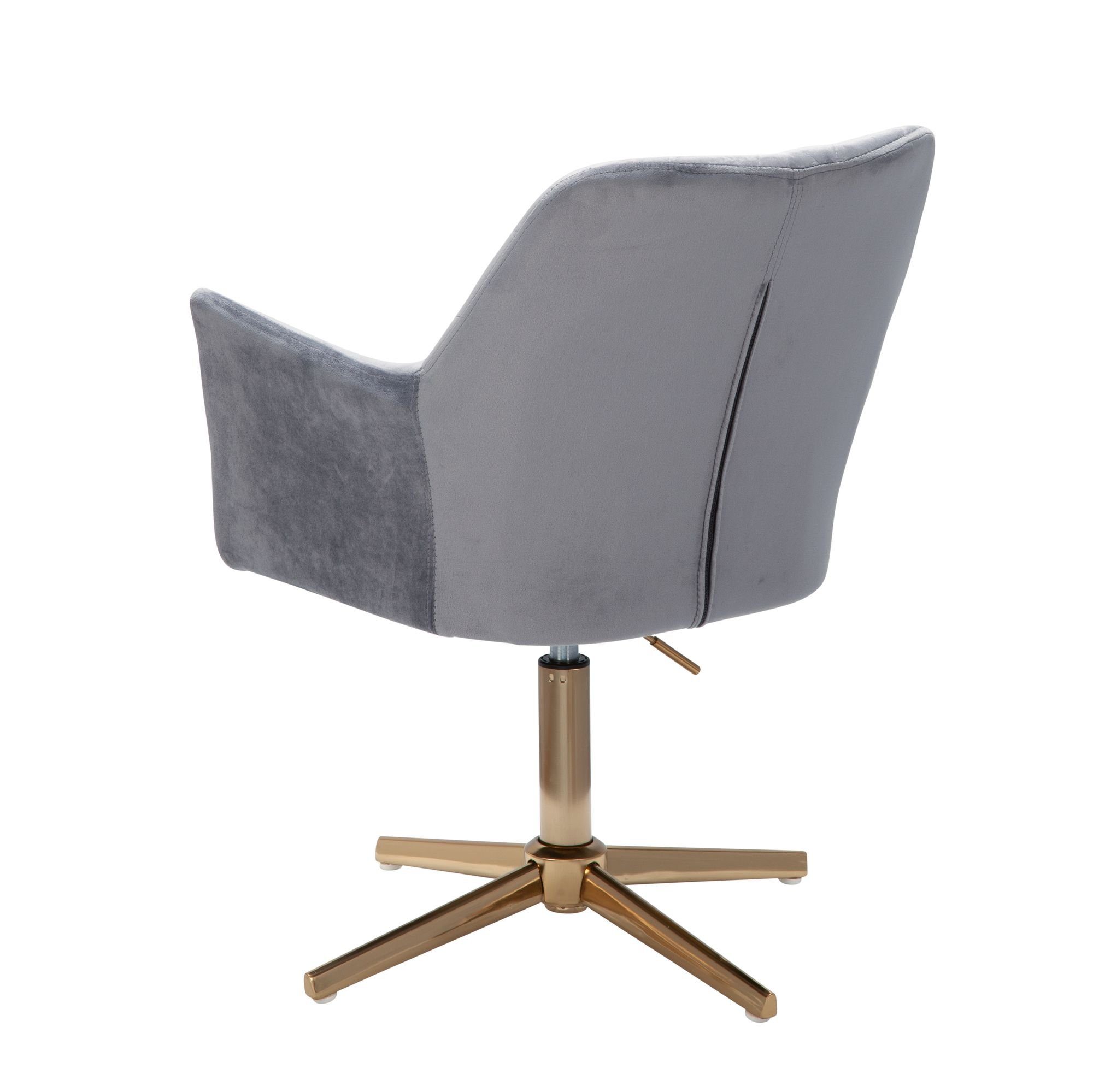 KADIMA DESIGN Grau Homeoffice: Loungesessel Sessel-Drehstuhl Armlehnen Grau | - Armlehnen, TANARO dein | Grau für mit
