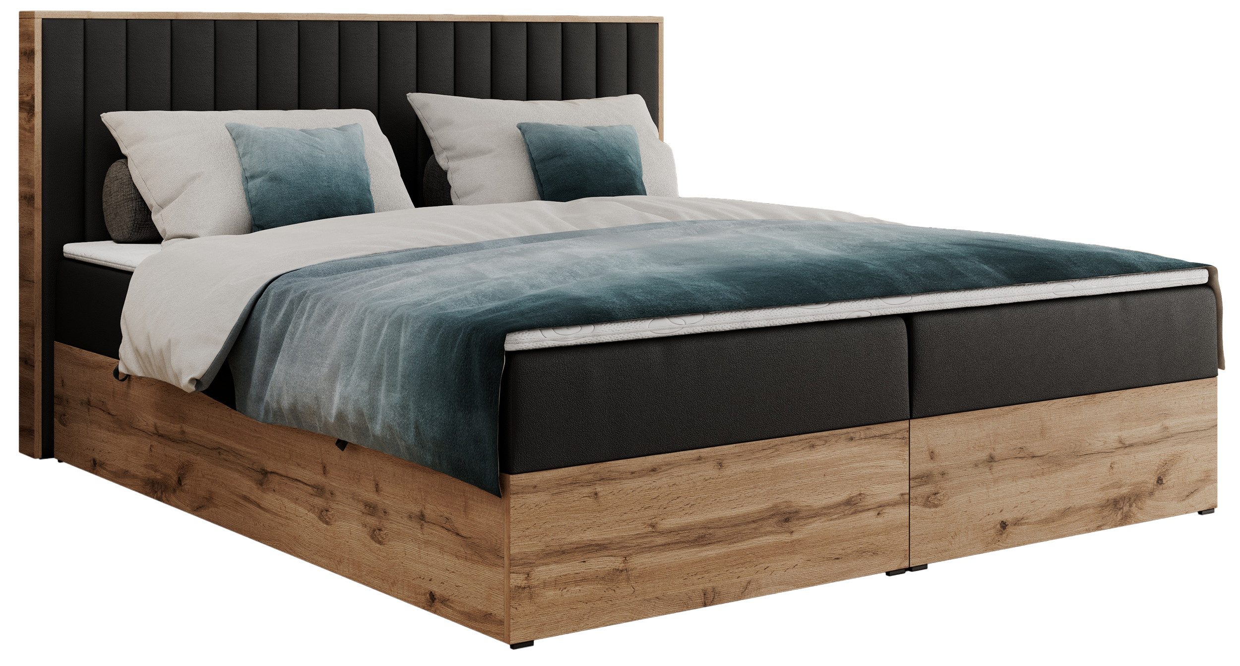MKS MÖBEL Boxspringbett ALBERO 4 (Set, günstig online kaufen