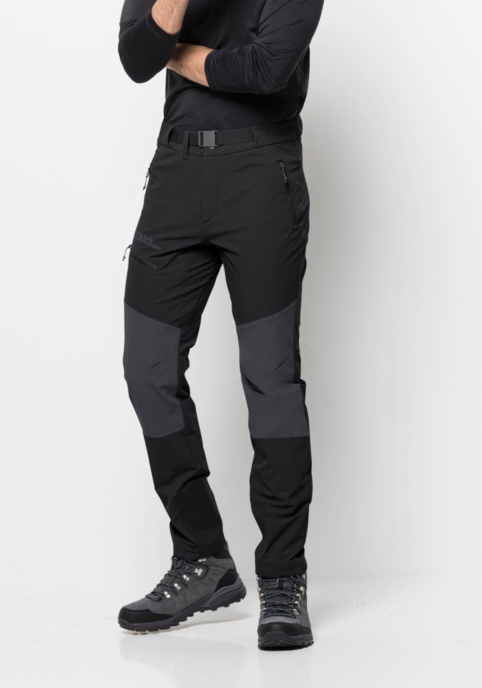 ZIEGSPITZ M Wolfskin PANTS Jack black Softshellhose