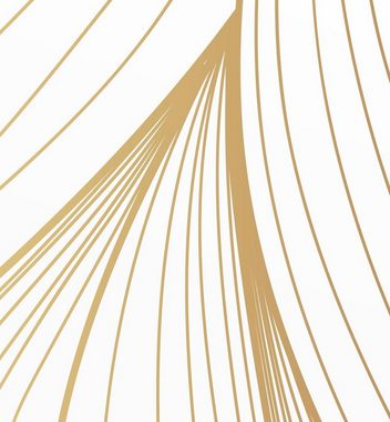 MyMaxxi Dekorationsfolie Türtapete Gold hängende Blätter Türbild Türaufkleber Folie