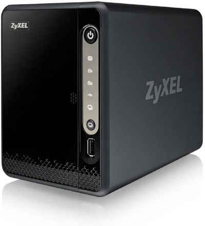 Zyxel Privater Cloud Speicher / Storage [2-Bay NAS] für zuhause - 1,3GHz Prozessor (JBOD, RAID 1)[NAS326] NAS System 2-Bay Leergehäuse NAS-Gehäuse