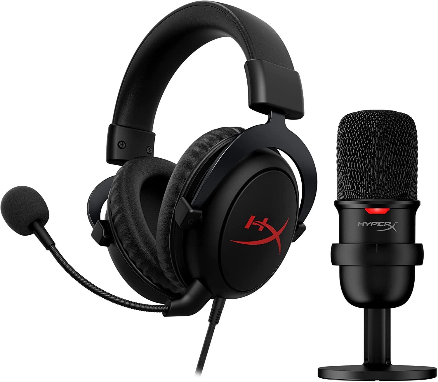 HyperX Streamer Pack Headset INKLUSIVE Mikrofon PC, PS4, PS5, Xbox, Switch Gaming-Headset