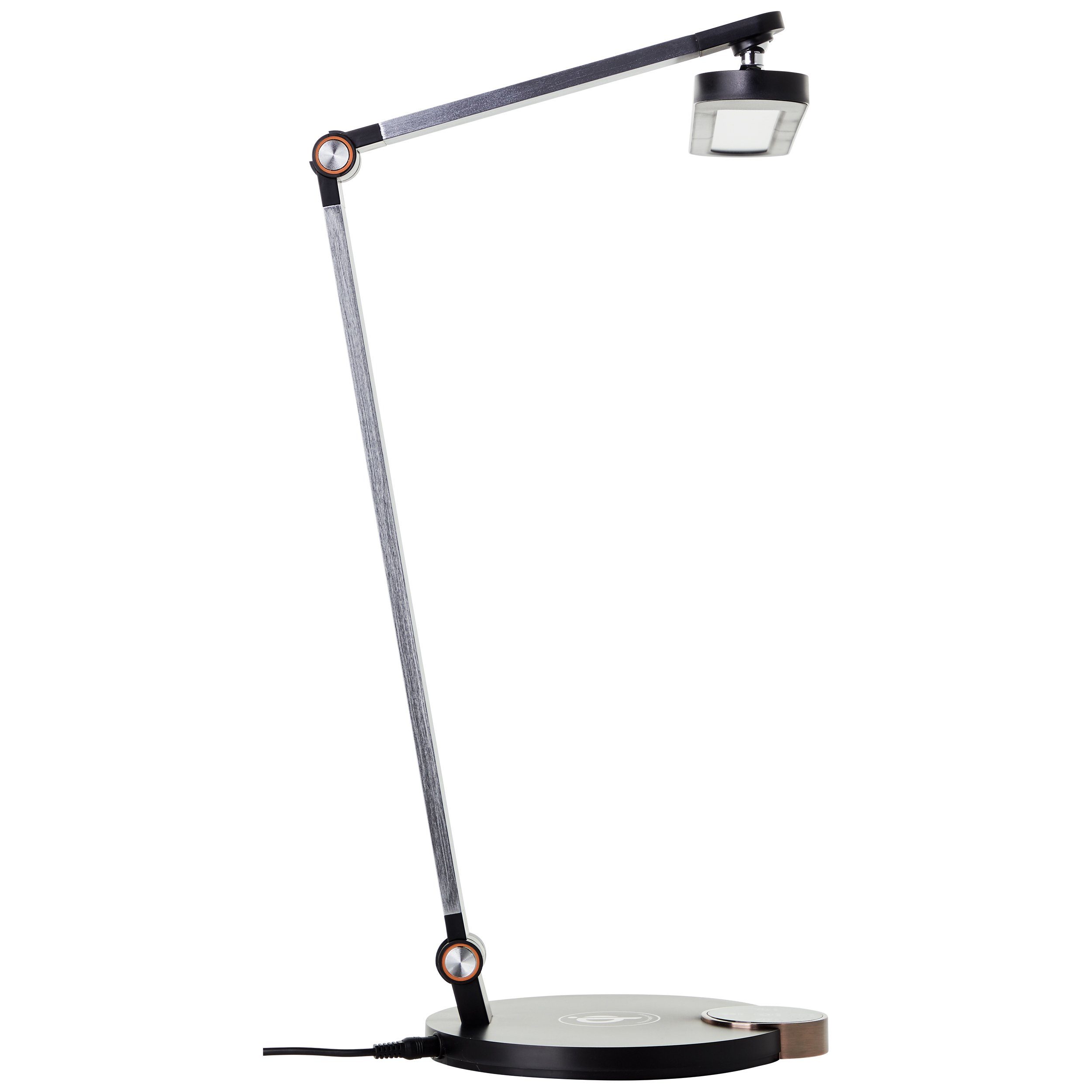 Brilliant LED Schreibtischlampe Officehero, Dimmfunktion, LED fest integriert, warmweiß - kaltweiß, Wireless charging, 1000 lm, dimmbar, CCT – Bild 2 von 5
