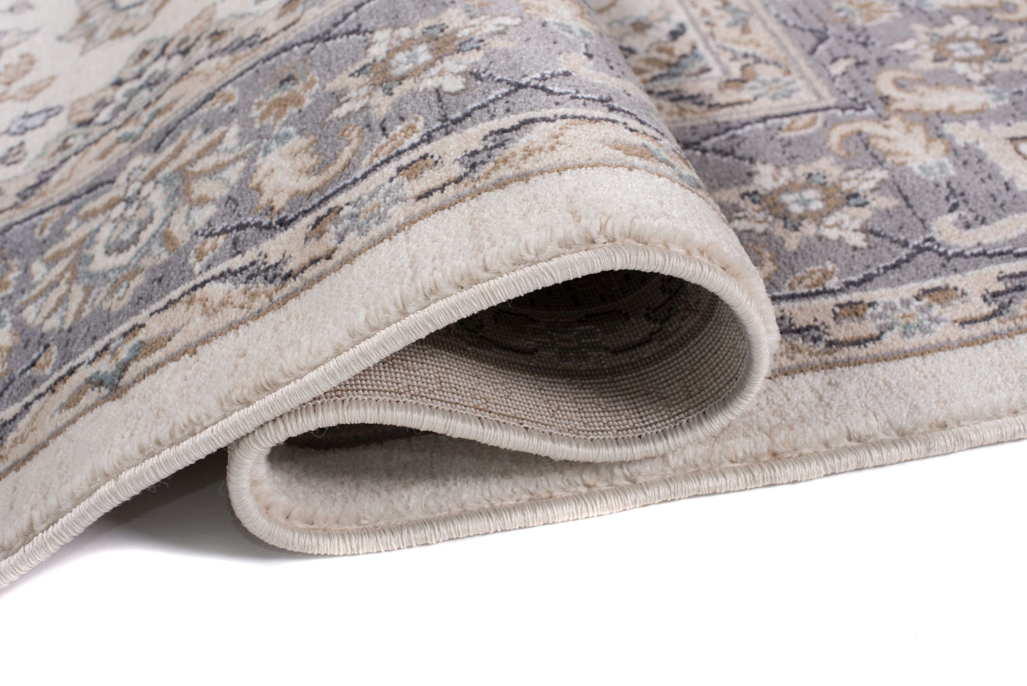 Mazovia Orientteppich Oriente Teppich - Traditioneller Teppich Orient Beige Creme Grau, 60 x 100 cm, Geeignet für Fußbodenheizung, Pflegeleicht, Wohnzimmerteppich