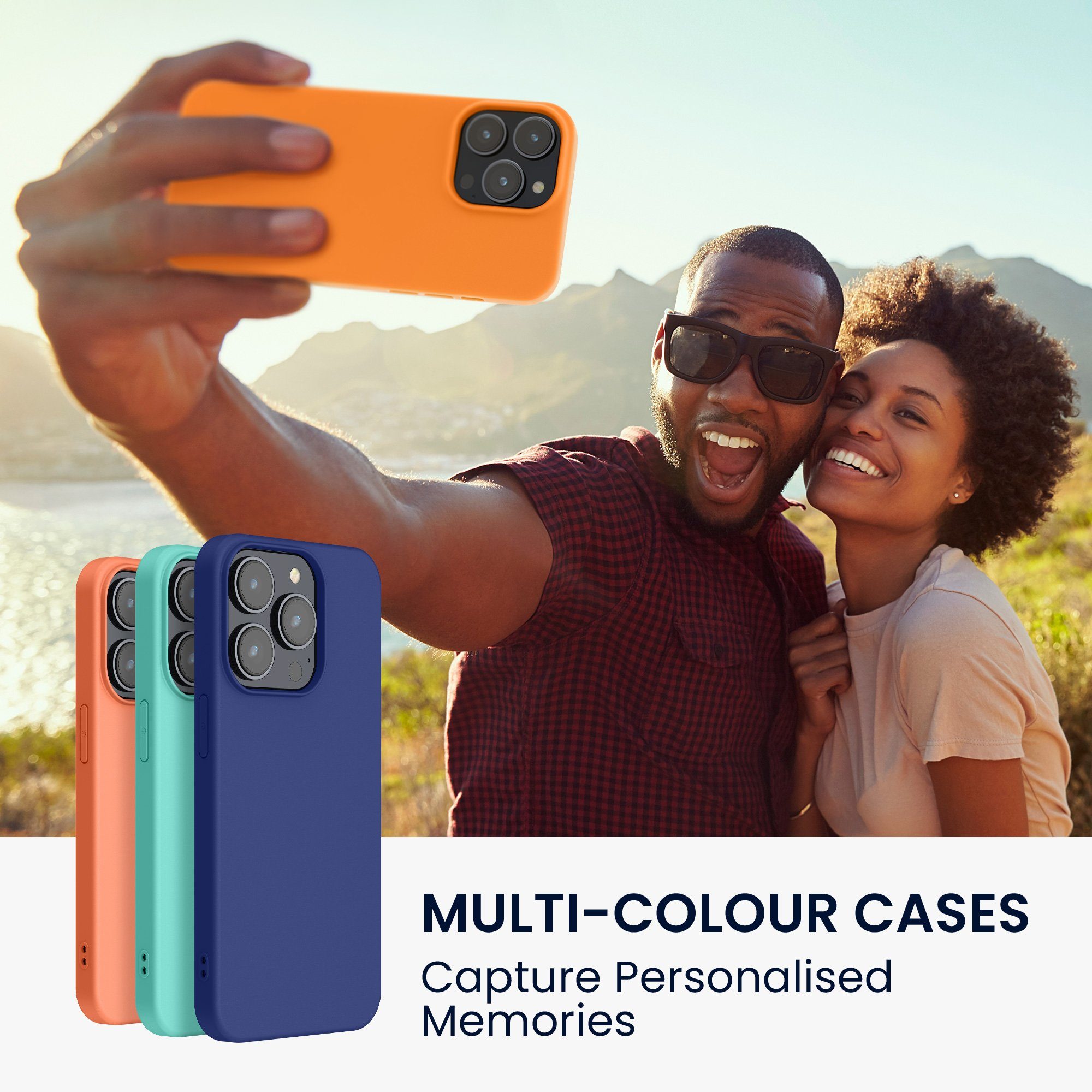 kwmobile Handyhülle Hülle für Apple iPhone 14 Pro Max, Hülle Silikon - Soft Handyhülle - Handy Case Cover