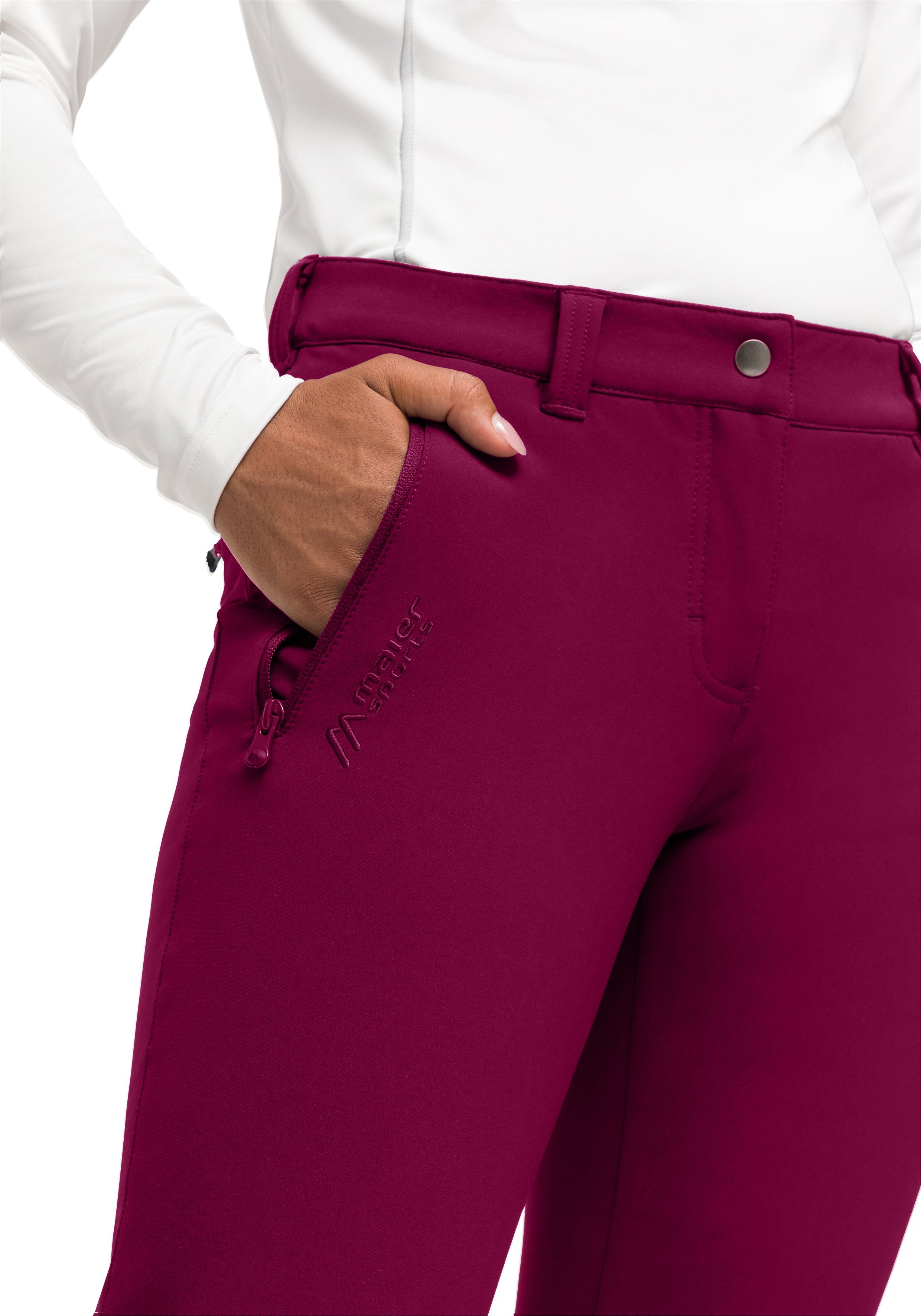 Maier Sports Funktionshose Helga slim warme Damen Outdoorhose, robuste Wand günstig online kaufen