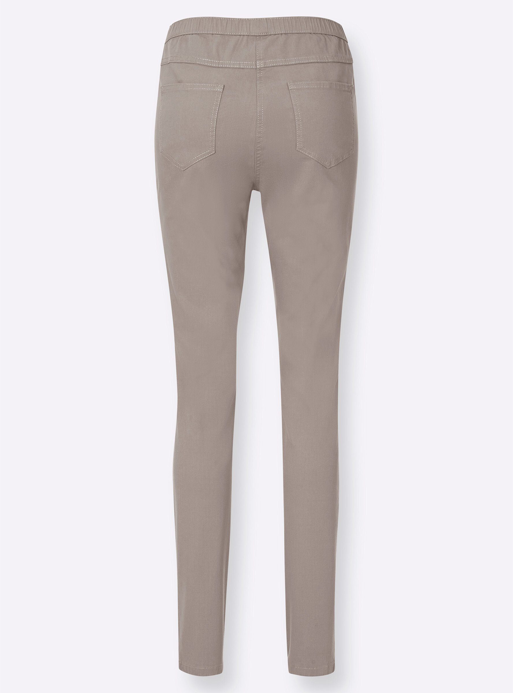 an! taupe Bequeme Jeans Sieh