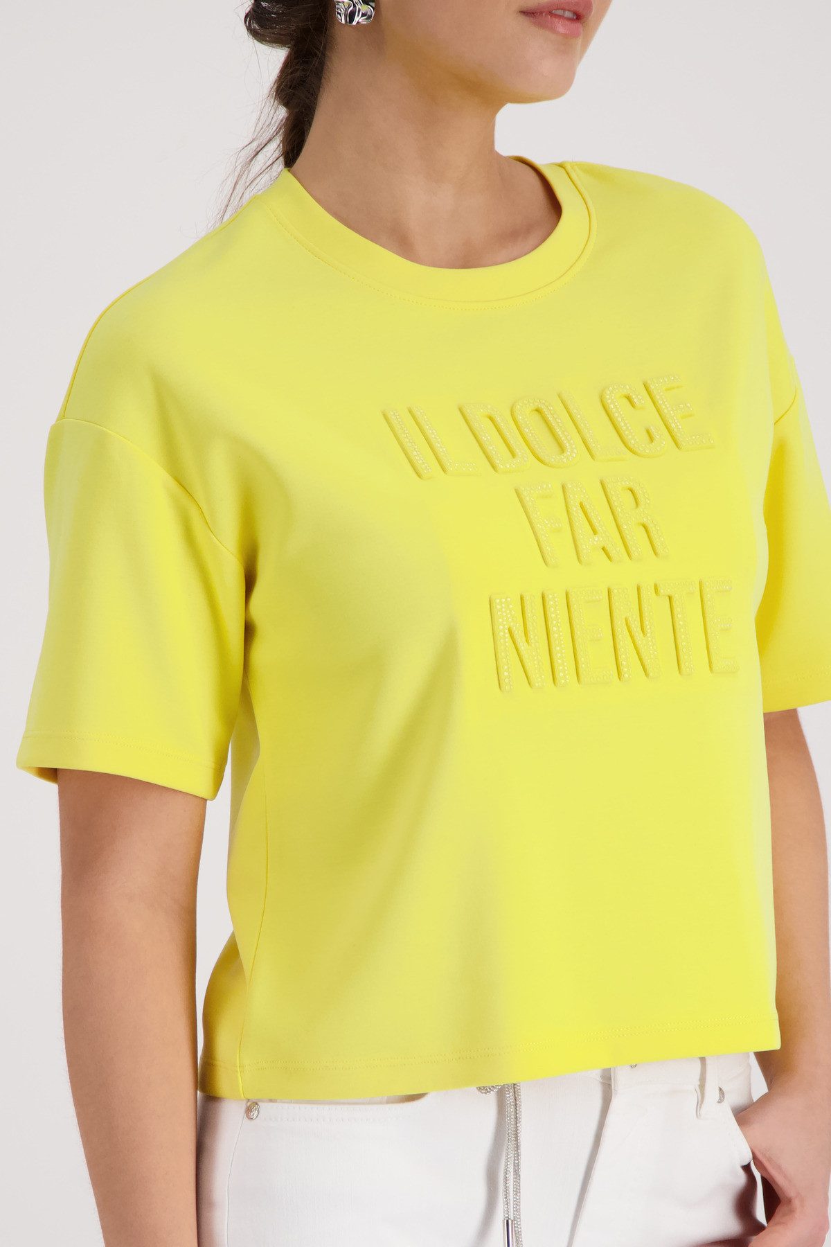 Monari Sweatshirt Regular fit mit Prägedruck