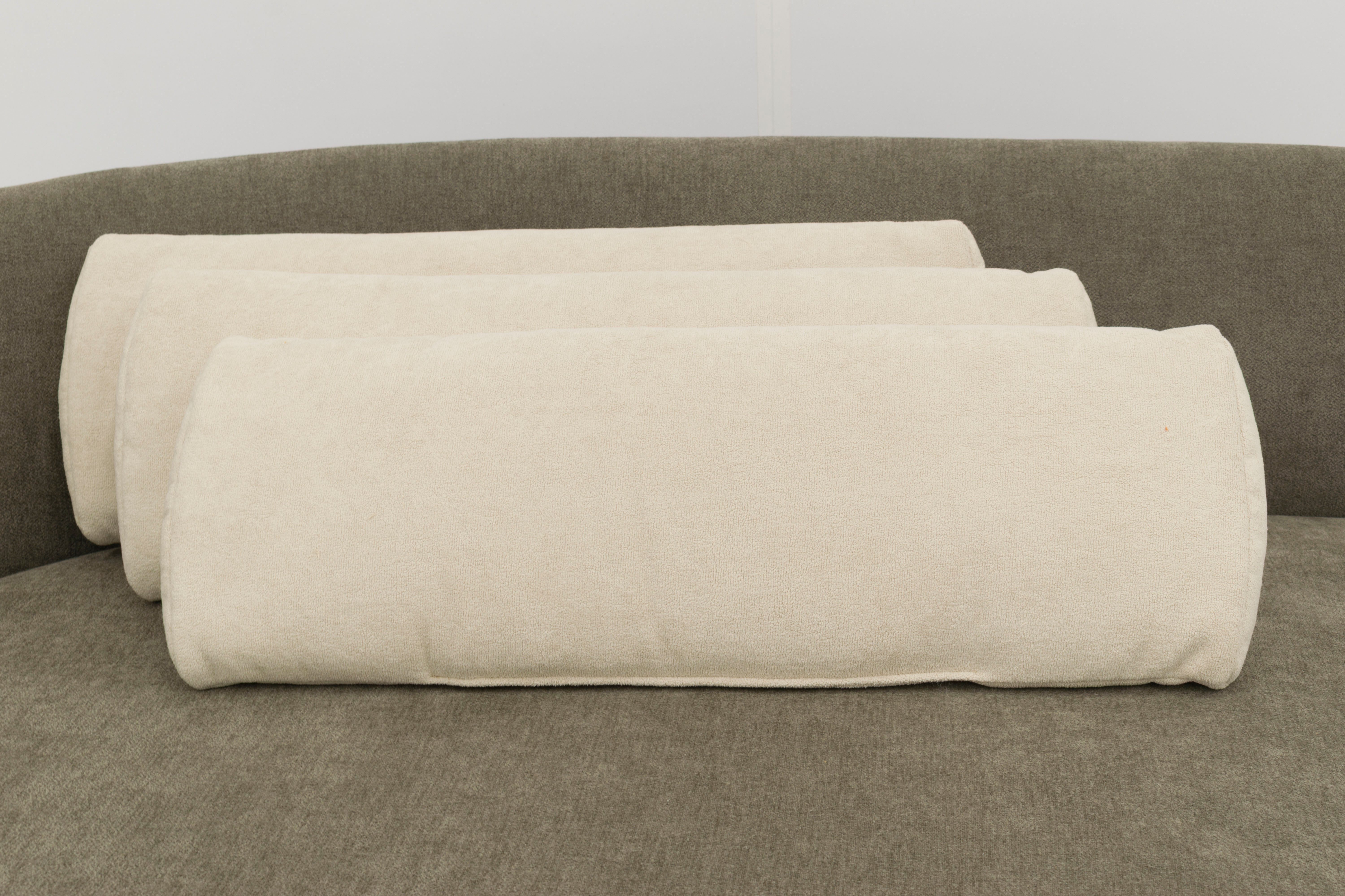 OTTO home Dekokissen Ballerup, Dekokissen mit Füllung, Nierenkissen 3er Set 59x23cm