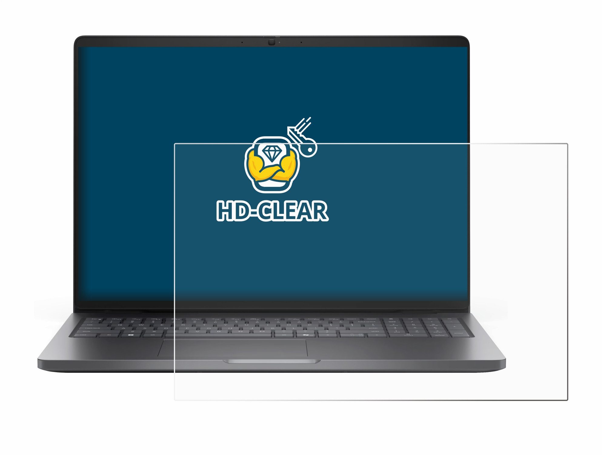 BROTECT Displayschutzfolie Schutzfolie für Dell Pro 16 PC16250, Displayschutz Schutz Folie Klar Transparent
