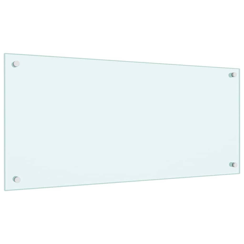 vidaXL Küchenrückwand Küchenrückwand Milchweiß 90x40 cm Hartglas, (1-tlg) – Bild 5 von 5