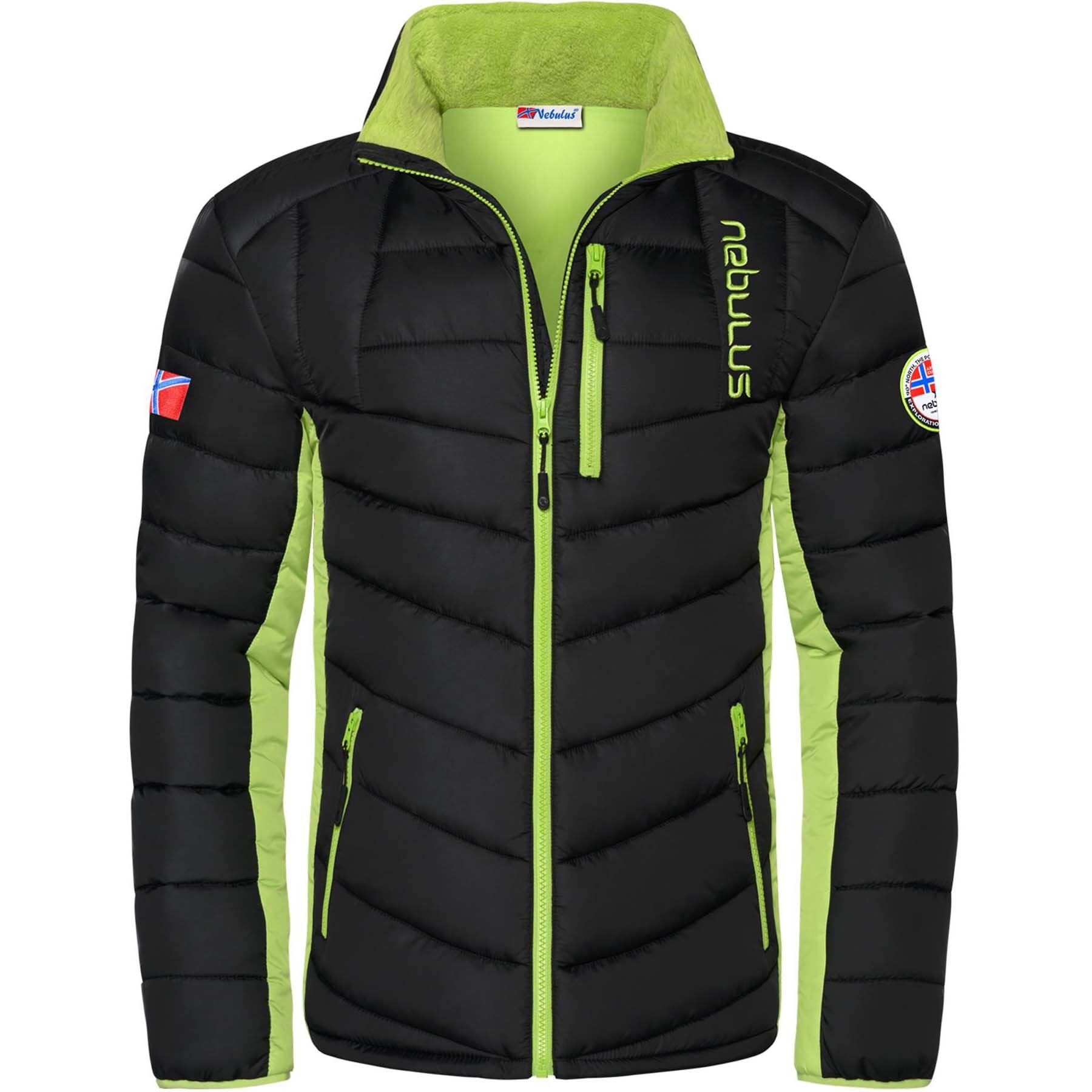 Nebulus Winterjacke Winterjacke, P4765 - Herren, schwarz-lime, XL günstig online kaufen
