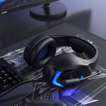 CSL Gaming-Headset (USB Kopfhörer "GHS-103" mit Mikrofon für PC, PS4 / 4 Pro)