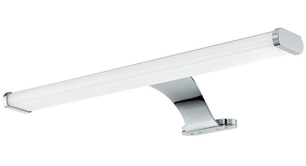 EGLO Spiegelleuchte VINCHIO, LED wechselbar, Warmweiß, Wand-/Deckenleuchte, chrom, Leuchtmittel inkl.