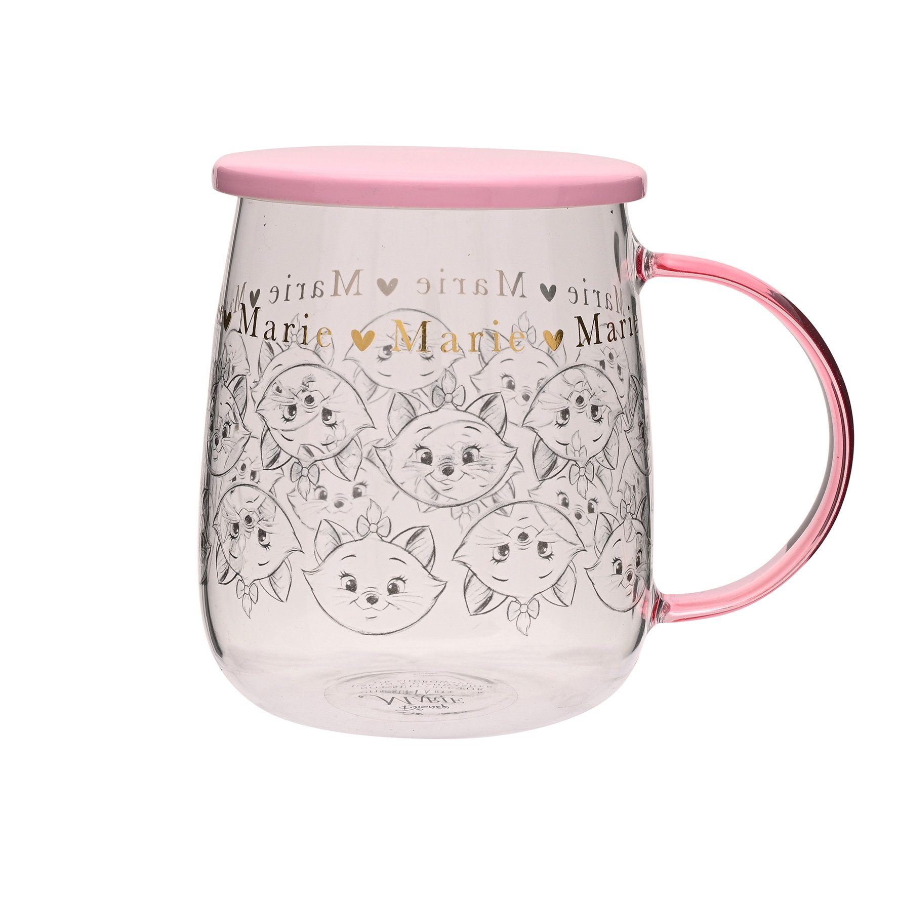 Tasse Aristocats - Glastasse mit Deckel - Classic Collectable