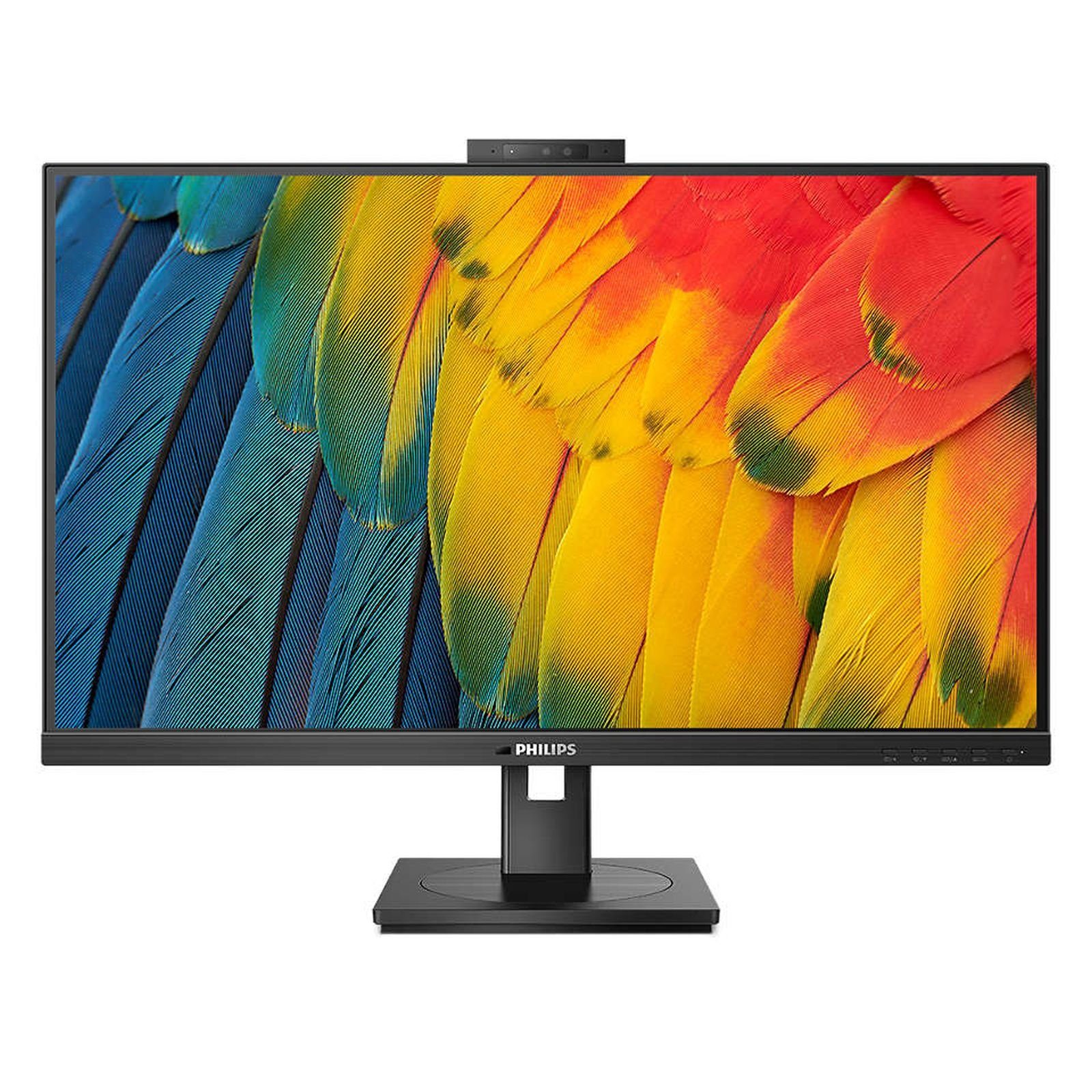 Philips 27B1U5601H 27 IN 68.5 CM IPS TFT-Monitor (2560 x 1440 px, Quad HD, 4 ms Reaktionszeit, 75 Hz, IPS, Eingebautes Mikrofon, Kamera, Lautsprecher, HDCP, Höhenverstellbar)