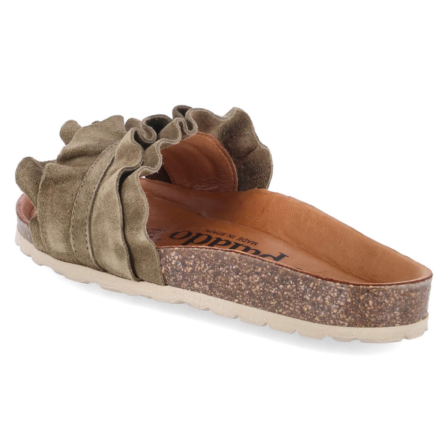 Palado Palado PALA-251-781050-07 Damen Rauleder green Pantolette