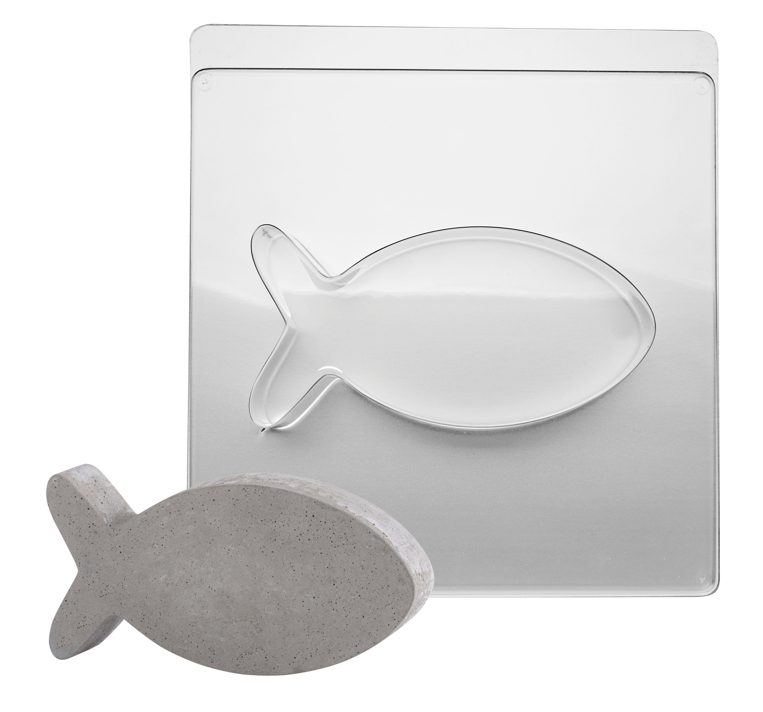 Rayher Modellierwerkzeug Gießform Fisch, 19 cm x 9,5 cm