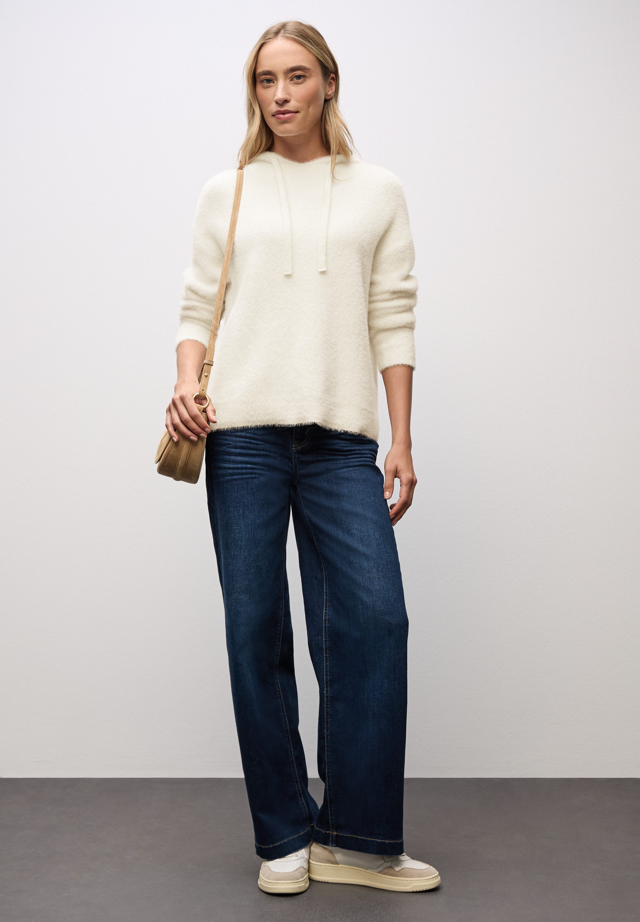 STREET ONE Kapuzenpullover aus softer Federgarn-Qualität – Bild 3 von 5