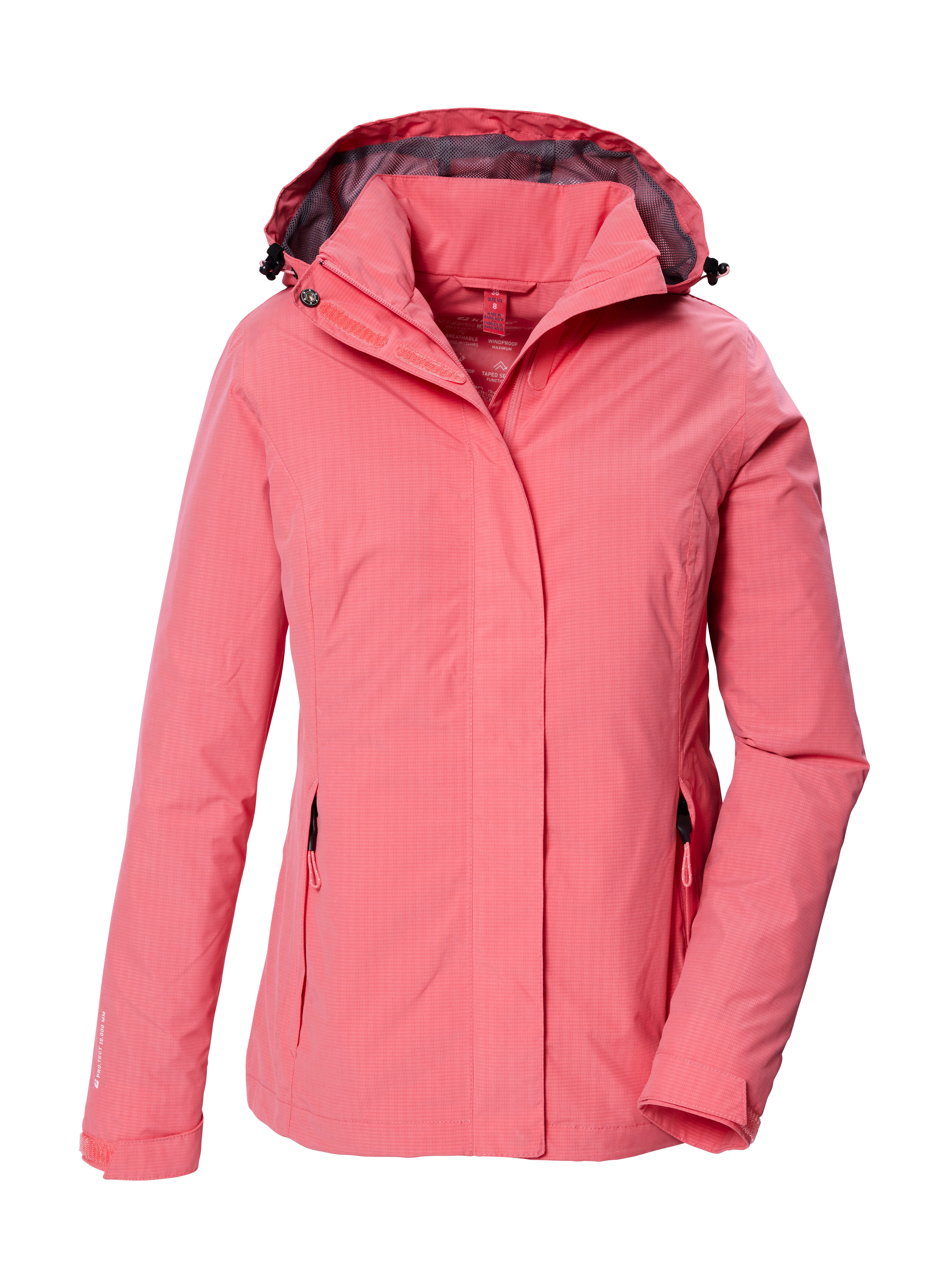 Killtec Funktionsjacke KOS 362 WMN JCKT Wasser- und winddicht, atmungsaktiv, verstellbare Kapuze