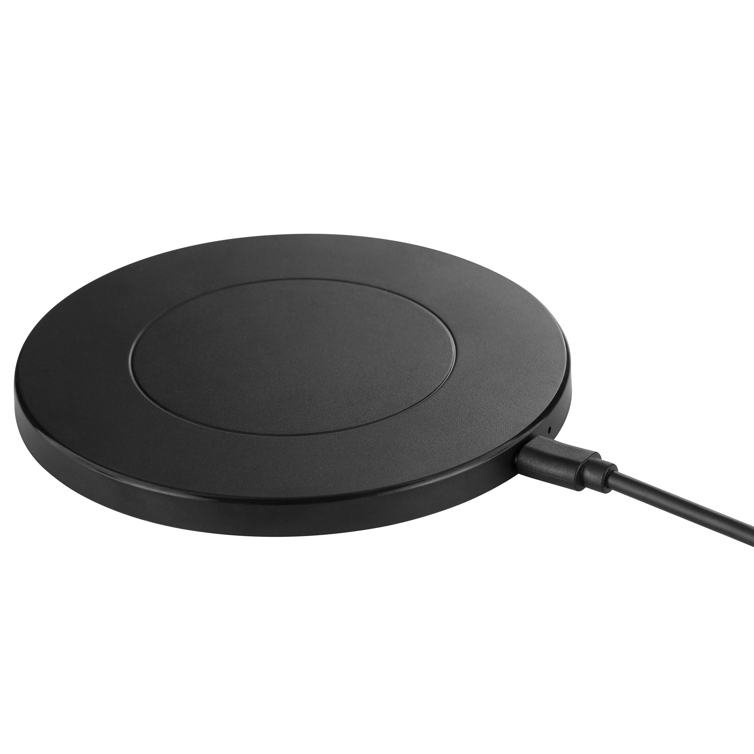 Brilliant Wireless Charger (1-tlg., Ø 12 cm, 150 cm Kabellänge, 15 W, USB)