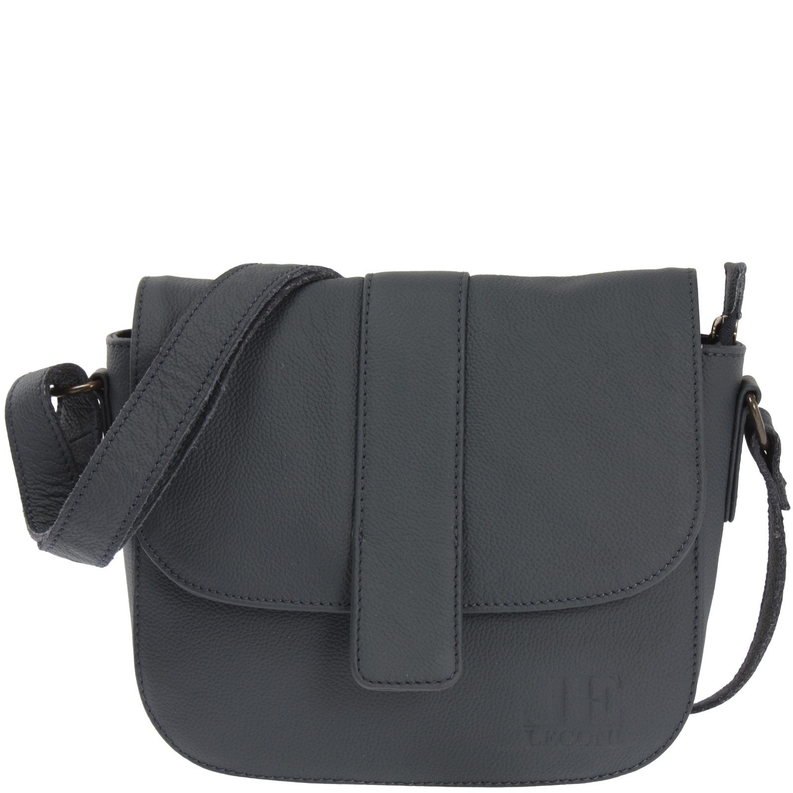 LECONI Handtasche kleine Umhängetasche Ledertasche Damen Schultertasche Leder LE0074, Echt Leder – Magnetverschluss & Reißverschluss – Größe 18 × 24 × 7 cm