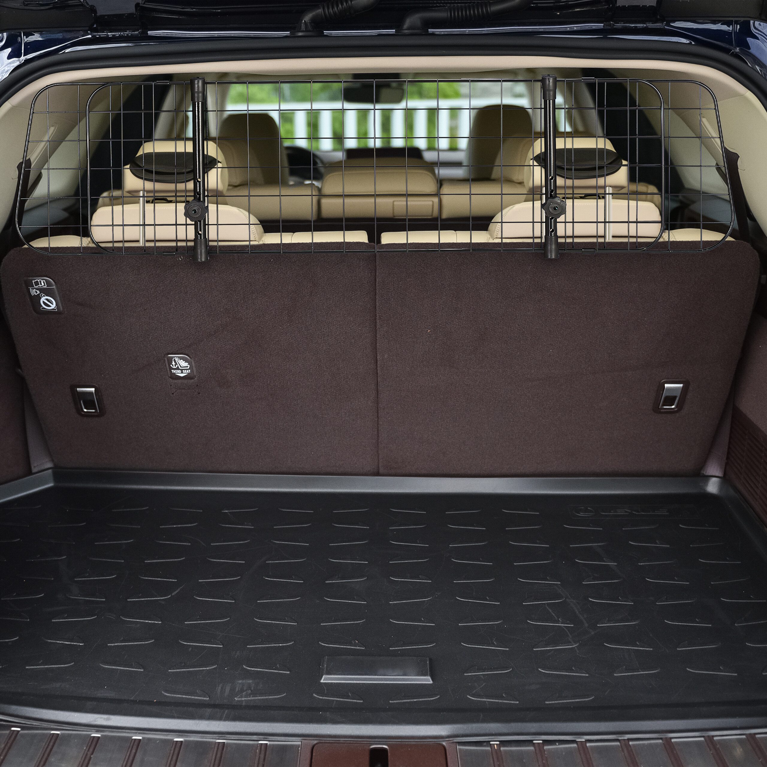 relaxdays Trenngitter Hundegitter Auto Universal