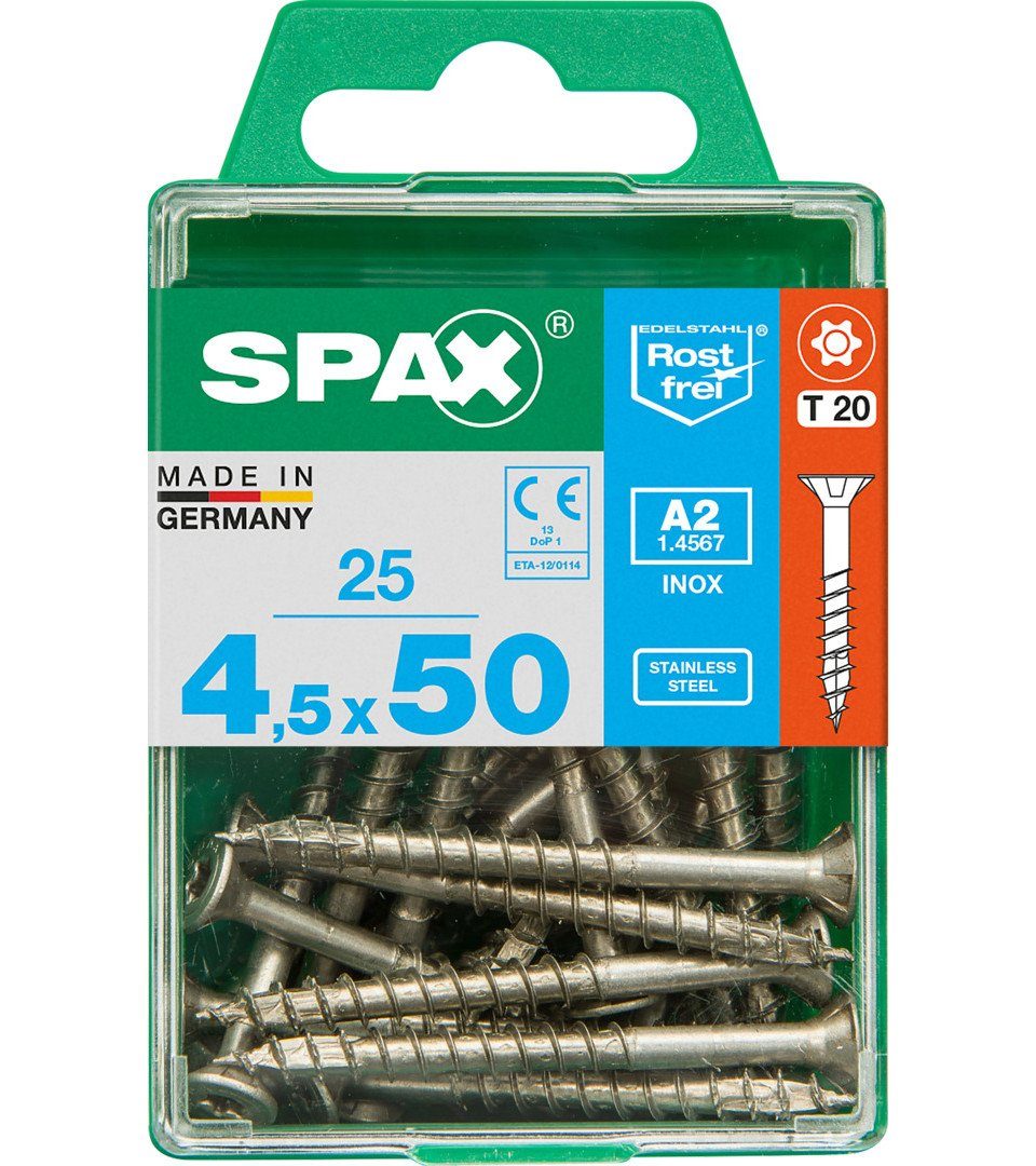 SPAX Holzbauschraube Spax Universalschrauben 4.5 x 50 mm TX 20 - 25