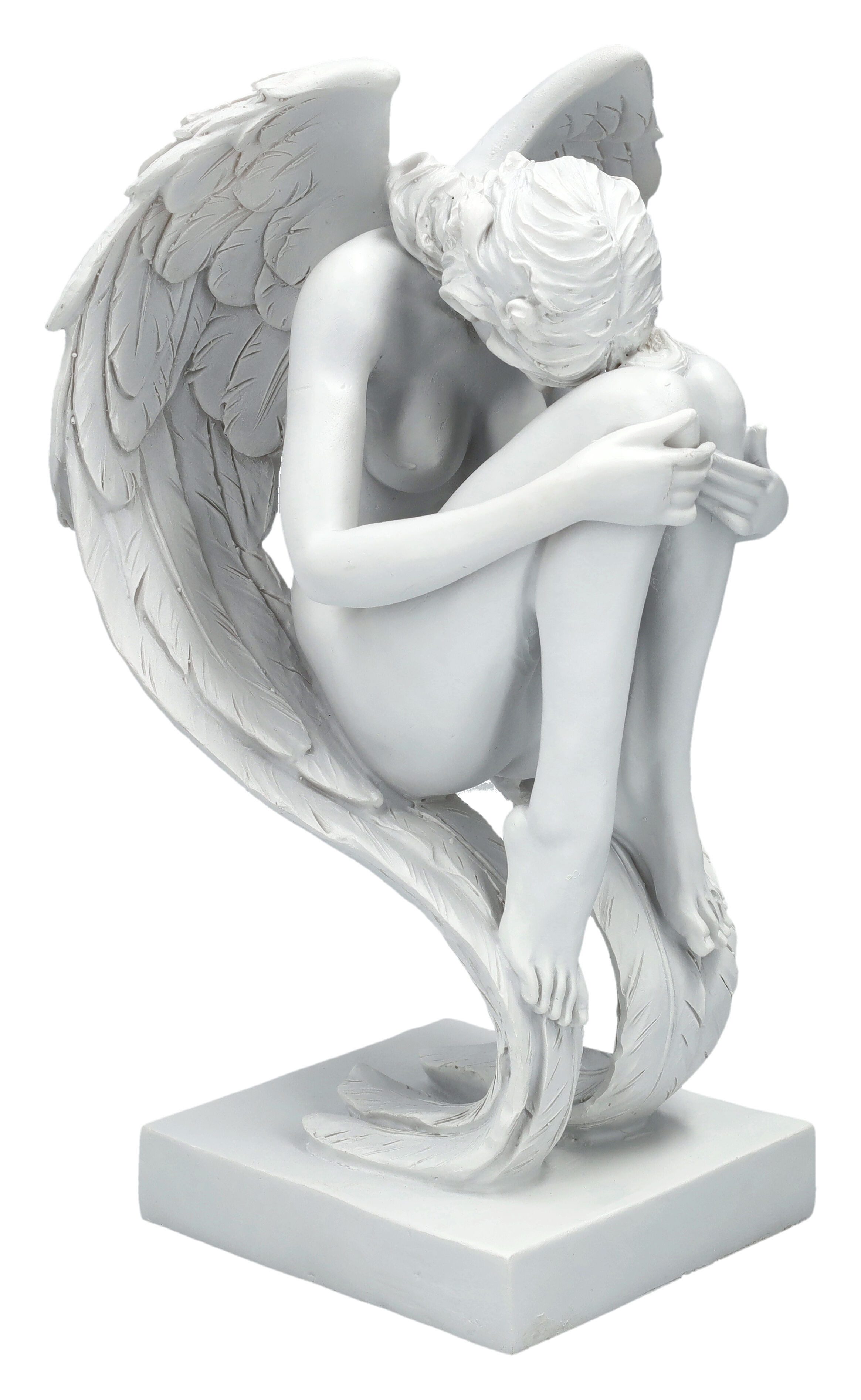 Figuren Shop GmbH Fantasy-Figur Engel Figur trauernd - Angels Contemplation - Fantasy Mythologie Deko