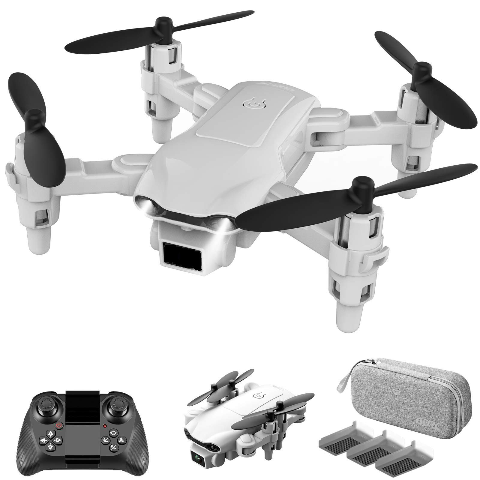 V9 Mini-Drohne mit FPV-Kamera, faltbarer RC-Quadrocopte Spielzeug-Drohne