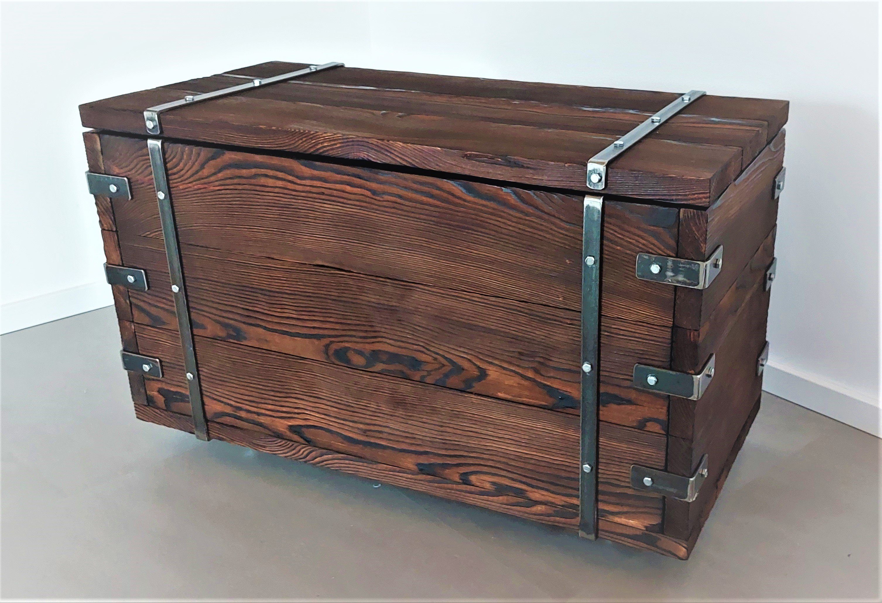 CHYRKA Truhentisch Truhentisch Holzkiste BORYSLAW Holztisch Wohnzimmertisch Holztruhe