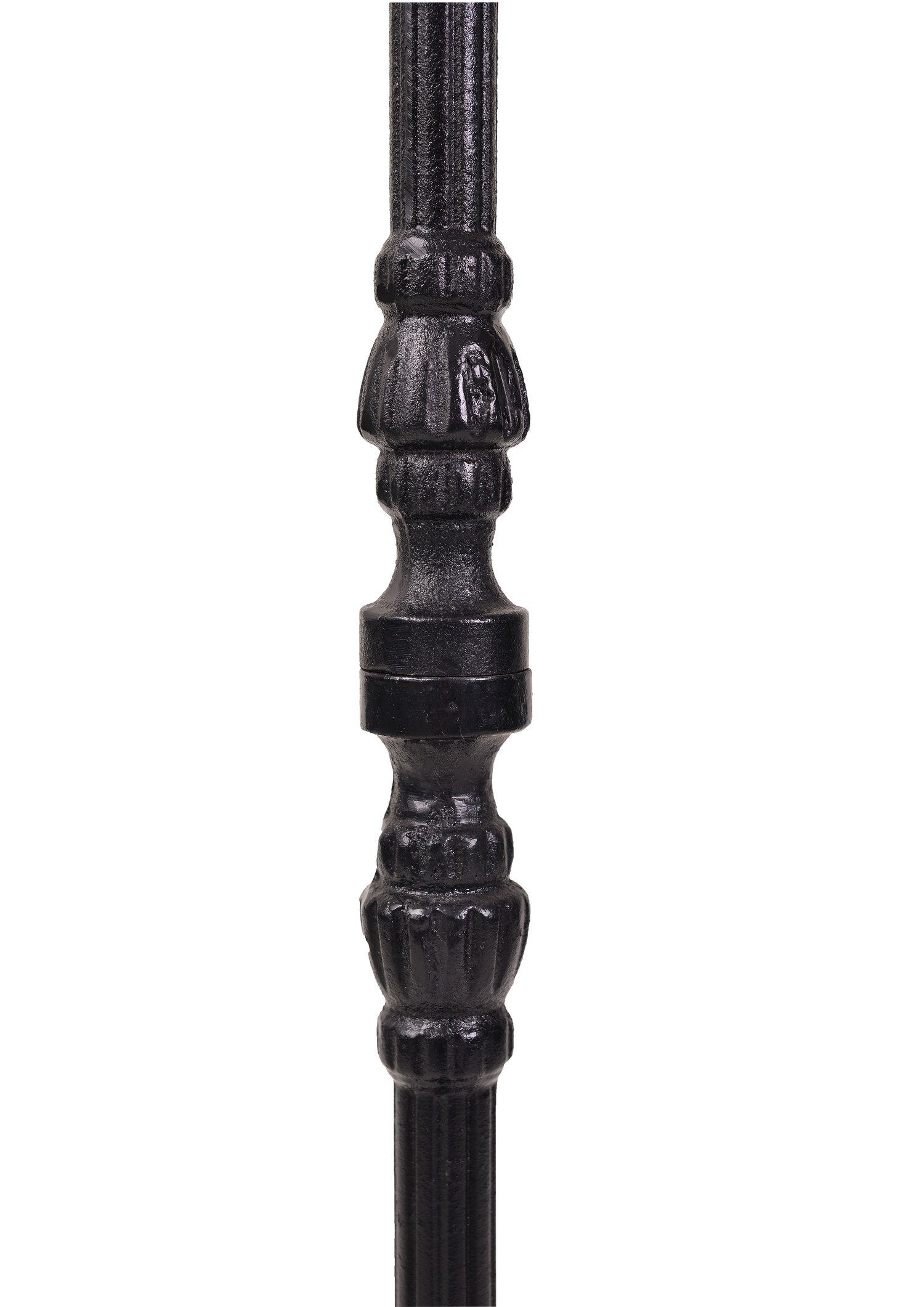 TPFLiving Tischgestell Horatius - für Tischplatten bis ca. 60 cm Durchmesser (für runde oder quadratische Tischplatten, Tischplattenträger - Tischbeine), Gusseisen - schwarz - Breite: 50 cm, Höhe: 108 cm, Tiefe: 50 cm