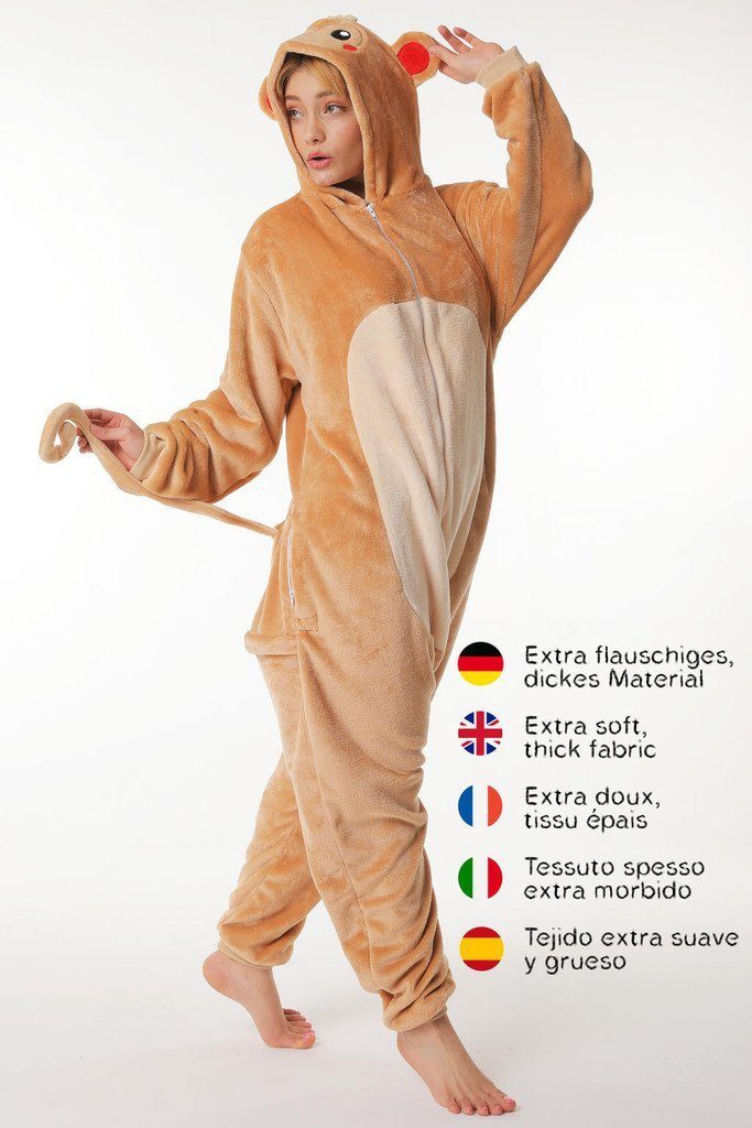Corimori Partyanzug Erwachsenen Onesie Kostüm in den Größen 150-190cm, Jump günstig online kaufen