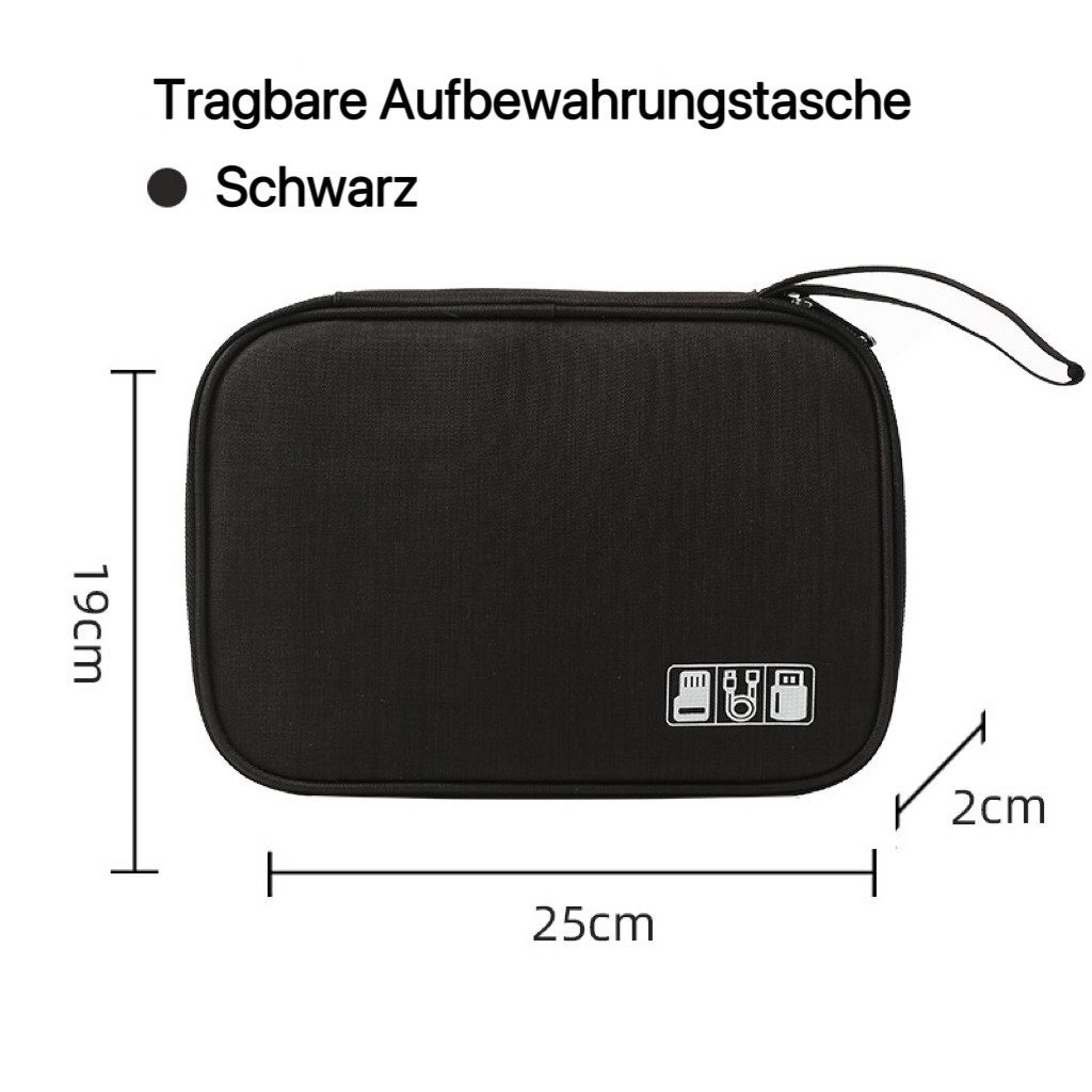 HoyoLee Handels GmbH Aufbewahrungstasche Multifunktionale Kosmetiktasche, digitale Tasche, Aufbewahrungstasche