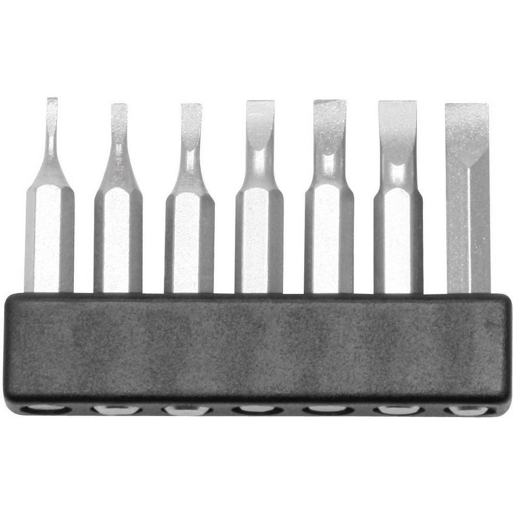 Donau Elektronik Bit-Set 7tlg. Schlitz Mini-Bit-Set 4 mm 1.0 - 4.0 mm